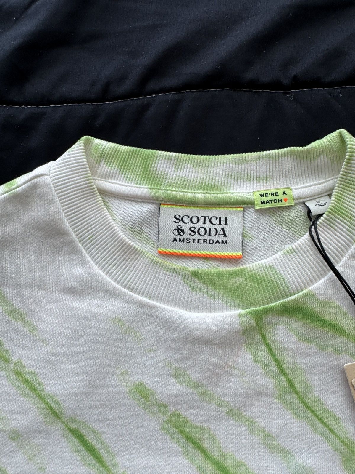 Scotch & Soda Scotch & Soda Pink/Lime Tye Dye Crewneck Size US S / EU 44-46 / 1 - 5 Thumbnail