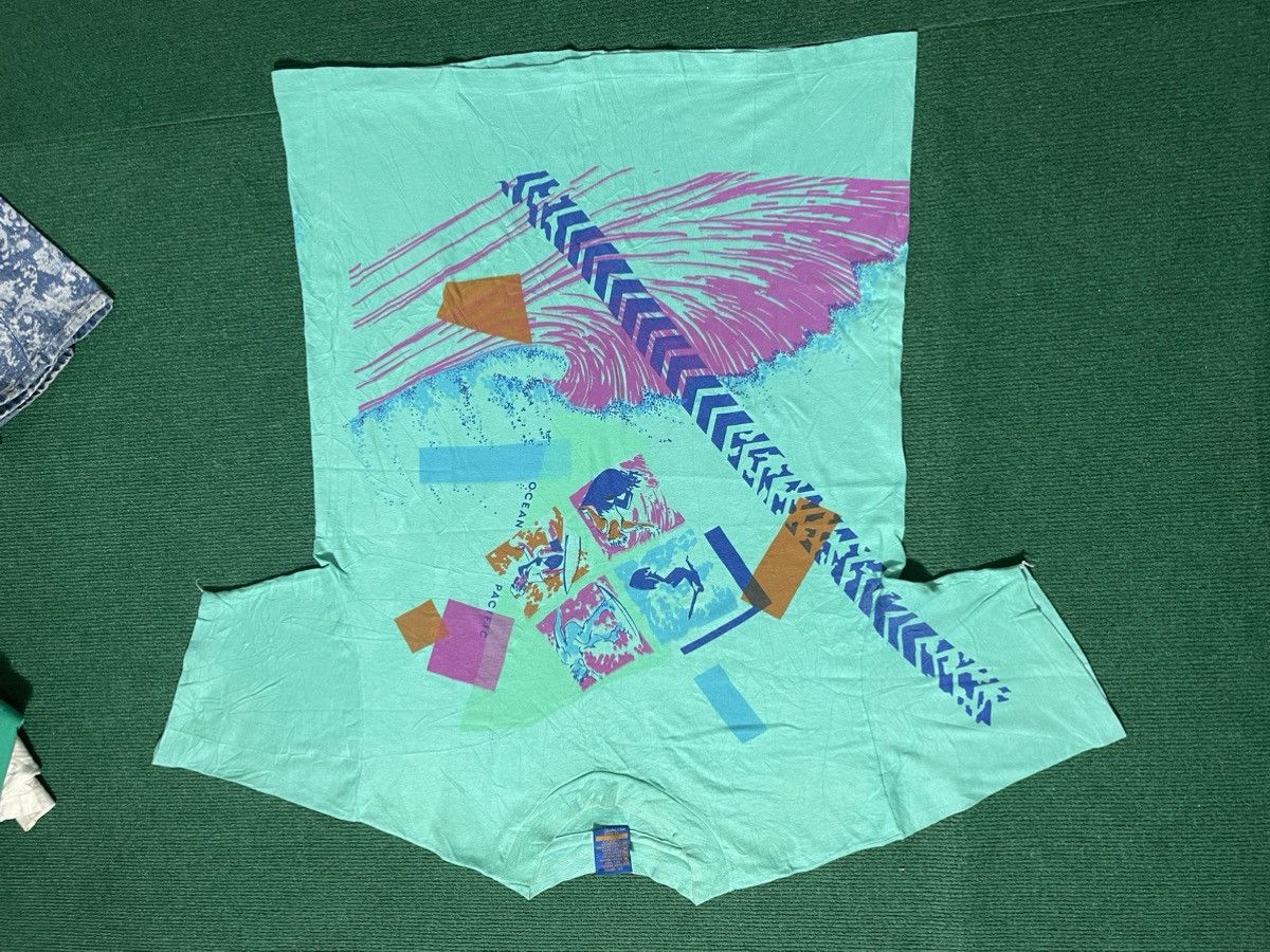 Ocean Pacific × Vintage Vintage 80s Ocean Pacific Surf Tee Size US M / EU 48-50 / 2 - 2 Thumbnail