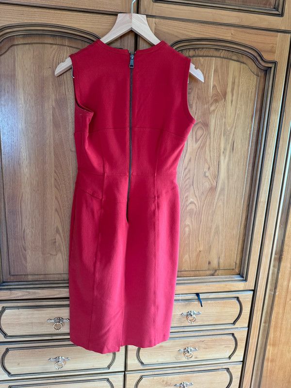 Burberry Stunning Red Burberry Power Dress Size L / US 10 / IT 46 - 2 Thumbnail