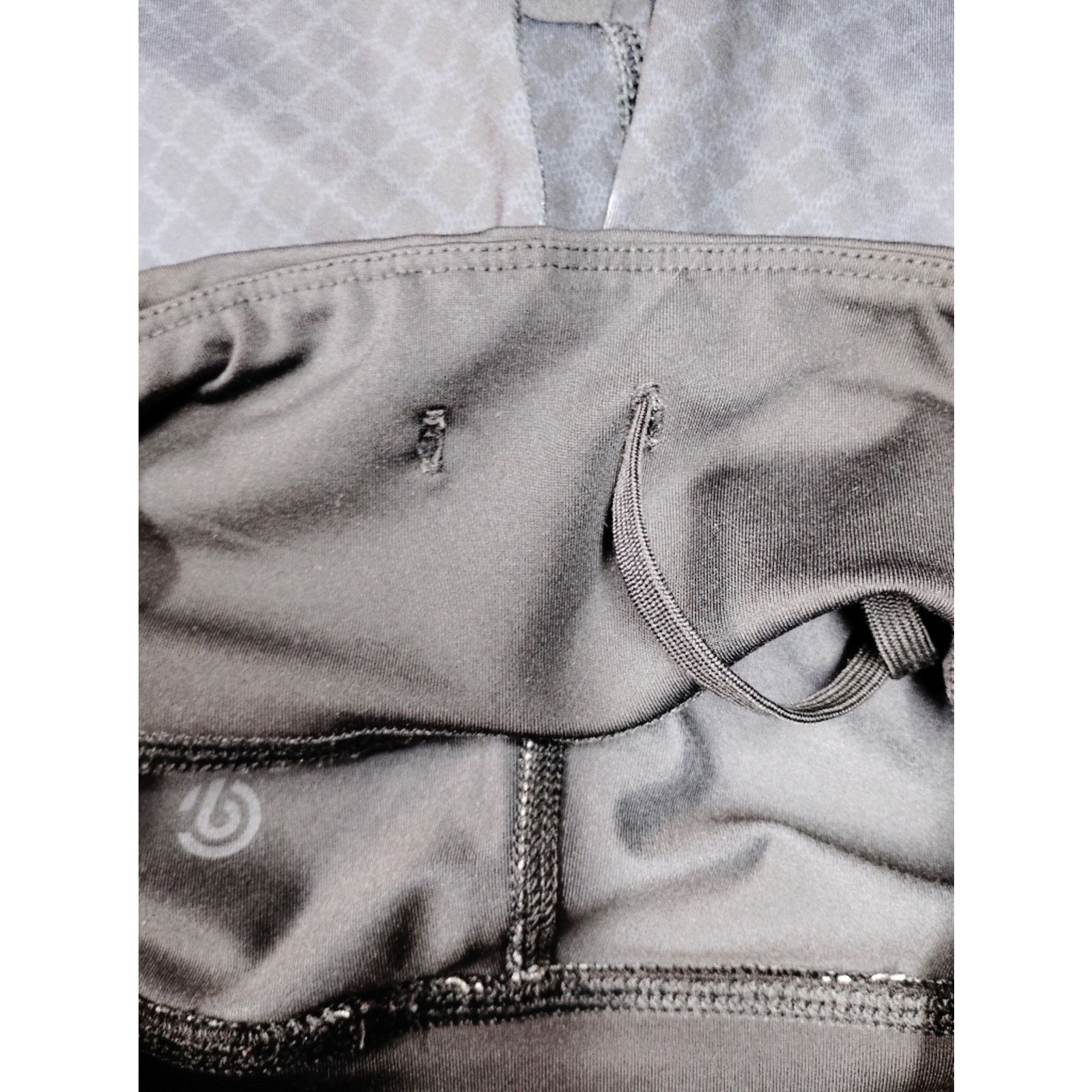 Champion Champion Blue Geometric Print Leggings with Black Waistband Size 24" / US 00 / IT 34 - 4 Thumbnail