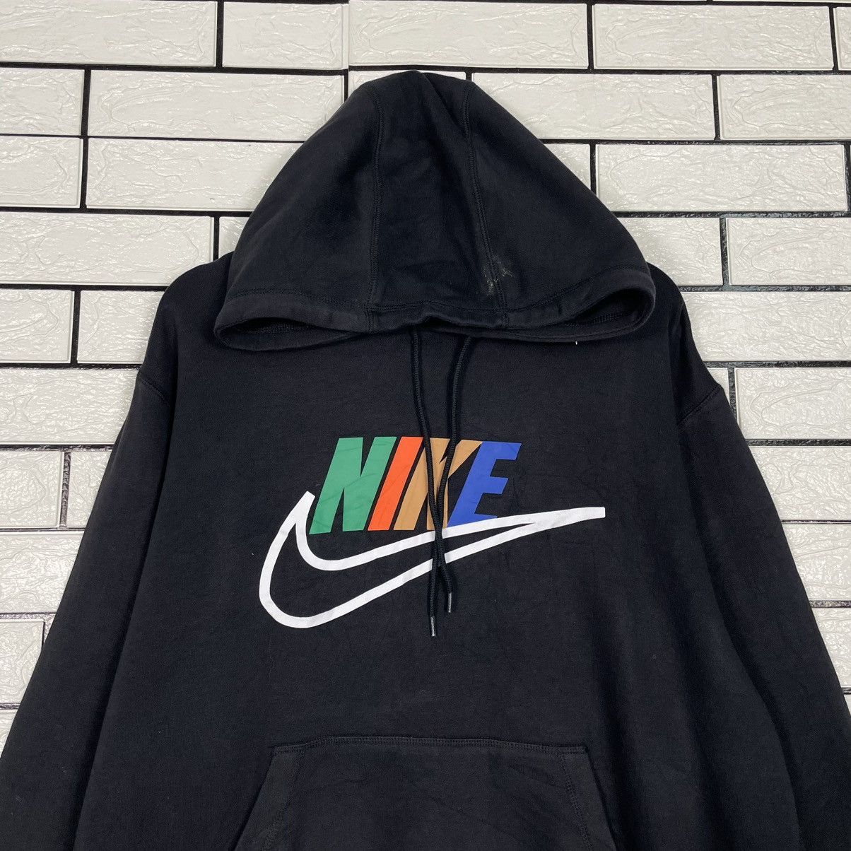 Nike Nike Big Logo Pullover Black Hoodie Size US L / EU 52-54 / 3 - 2 Thumbnail