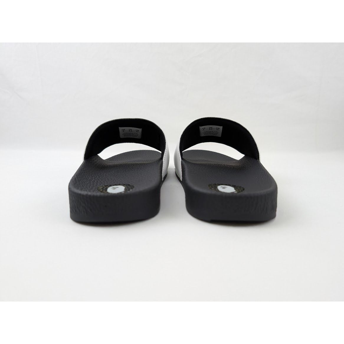 Bape o1rshd1 Q:2 / Bape Logo Slider Slipper Slide in Black/White Size US 9 / EU 42 - 8 Thumbnail