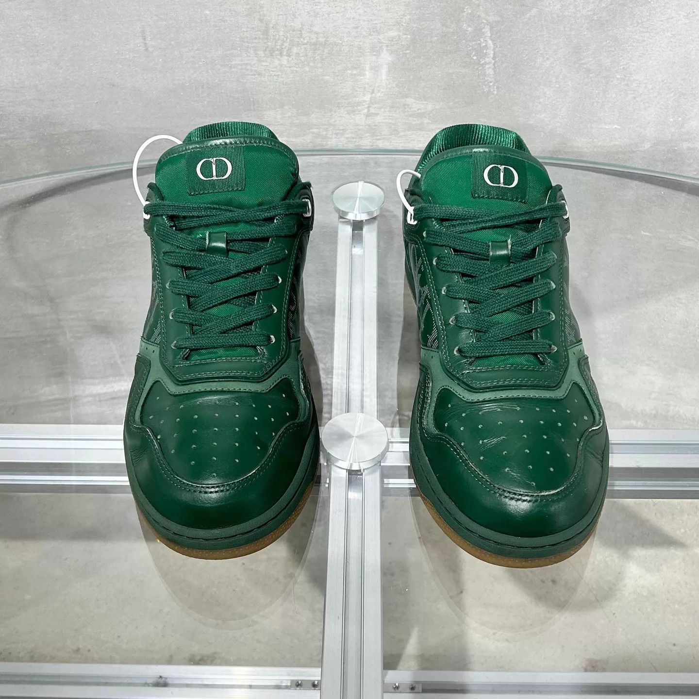Dior Dior Low-Top Green Sneakers Size 43 YH24055 Size US 10 / EU 43 - 1 Thumbnail