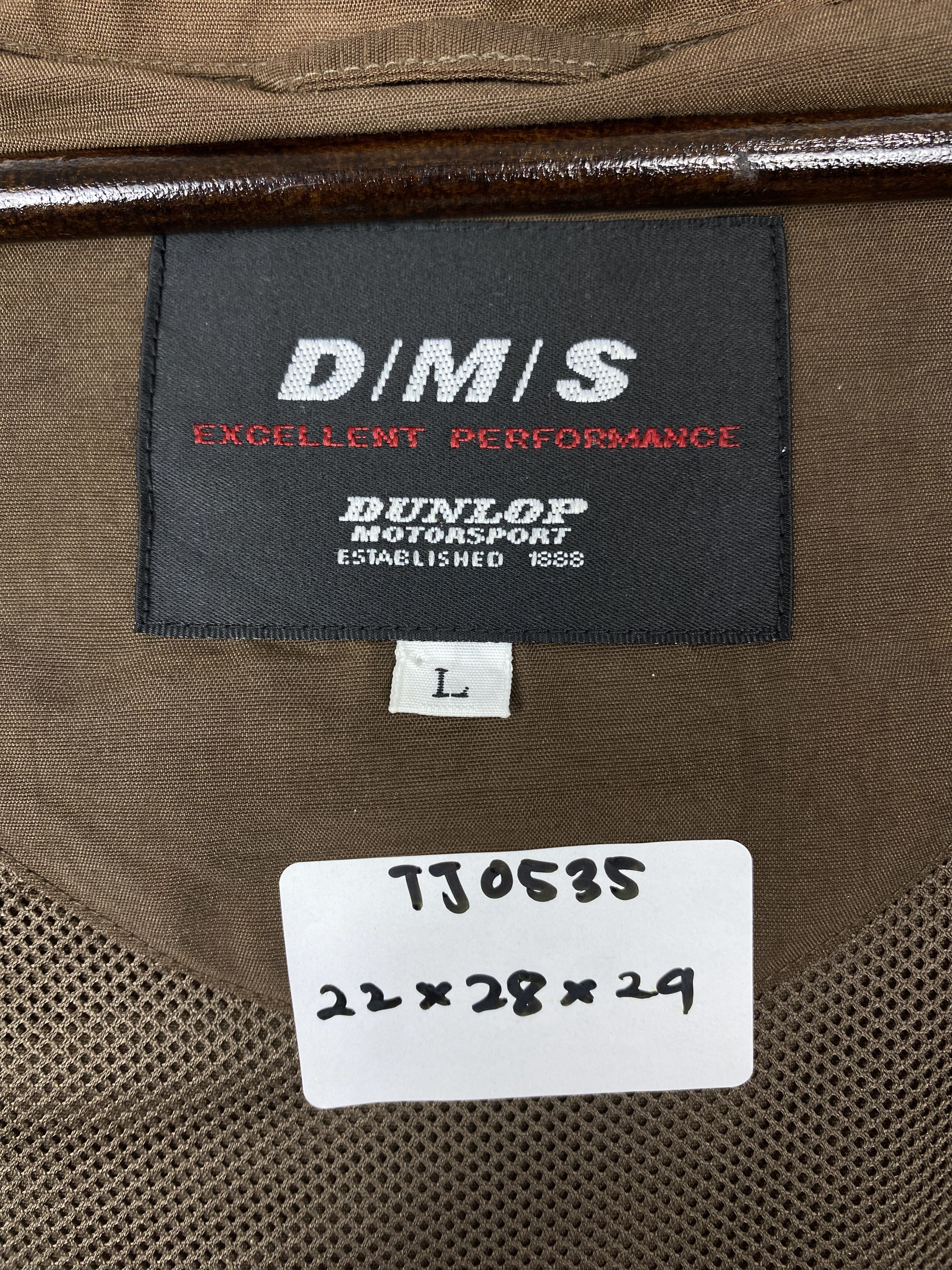 Dunlop Vintage Dunlop Motorsport Brown Hooded Light Jacket - Size L Size US L / EU 52-54 / 3 - 9 Thumbnail