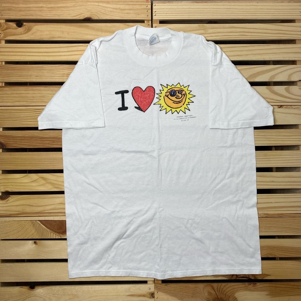 Other Vintage "I Love Sun" White Surf Tee Size XL Size US XL / EU 56 / 4 - 1 Thumbnail