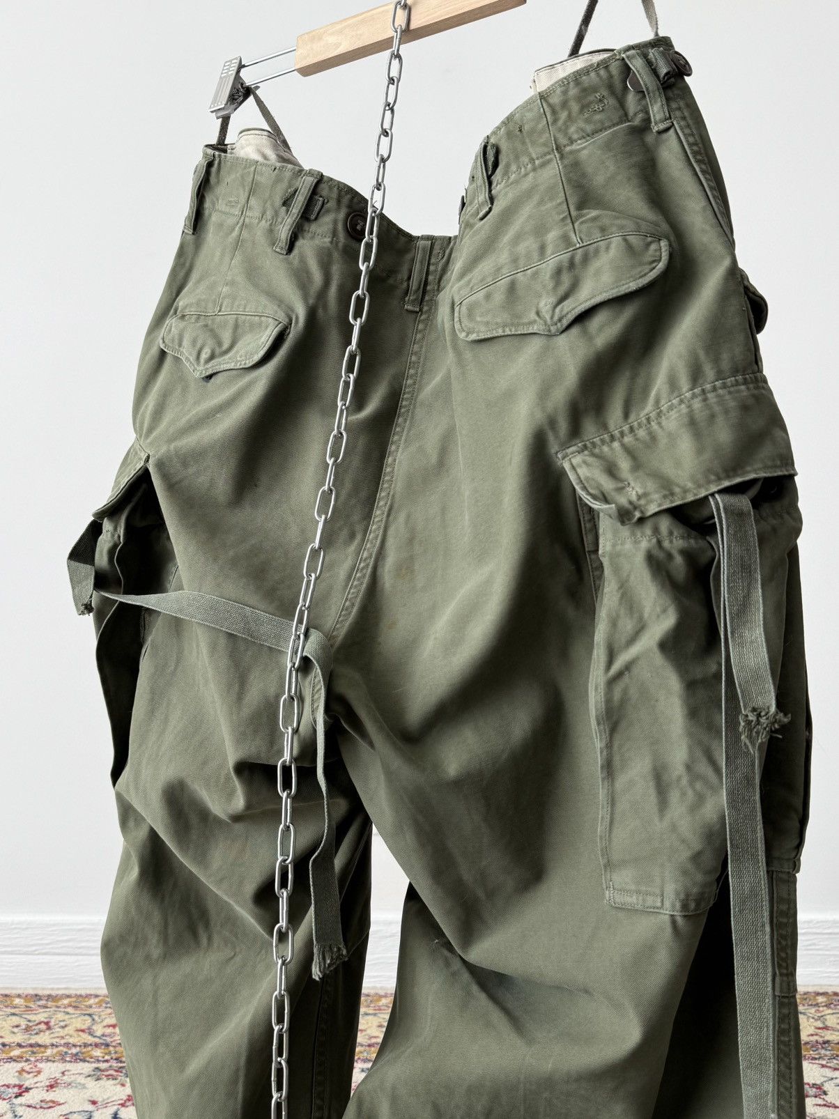 Japanese Brand Original US Army M51 Korean War Era Field Pants With Lined Size US 34 / EU 50 - 9 Thumbnail