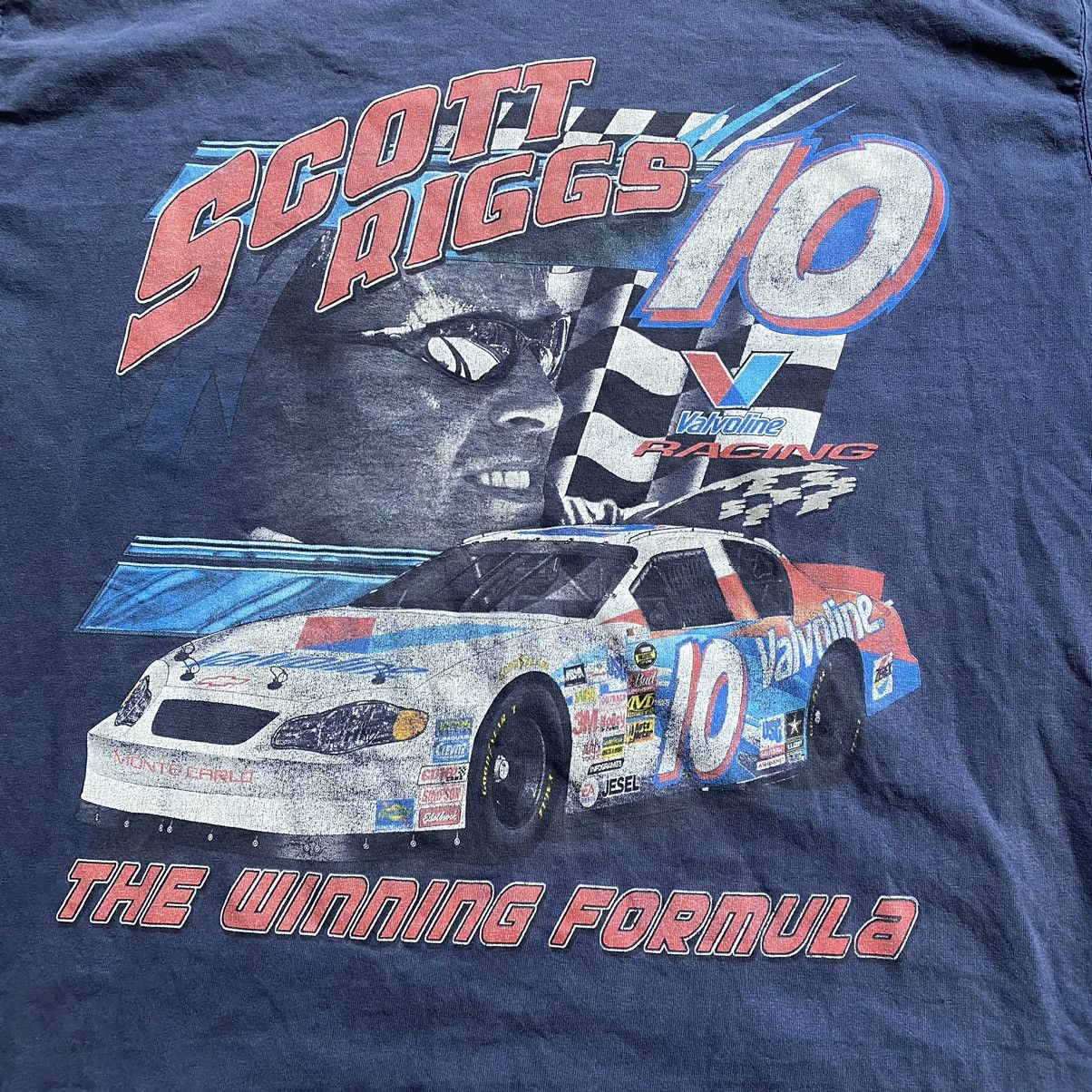 NASCAR NASCAR 2004 SCOTT RIGGS CHEVROLET FADED T SHIRT Size US XL / EU 56 / 4 - 3 Thumbnail