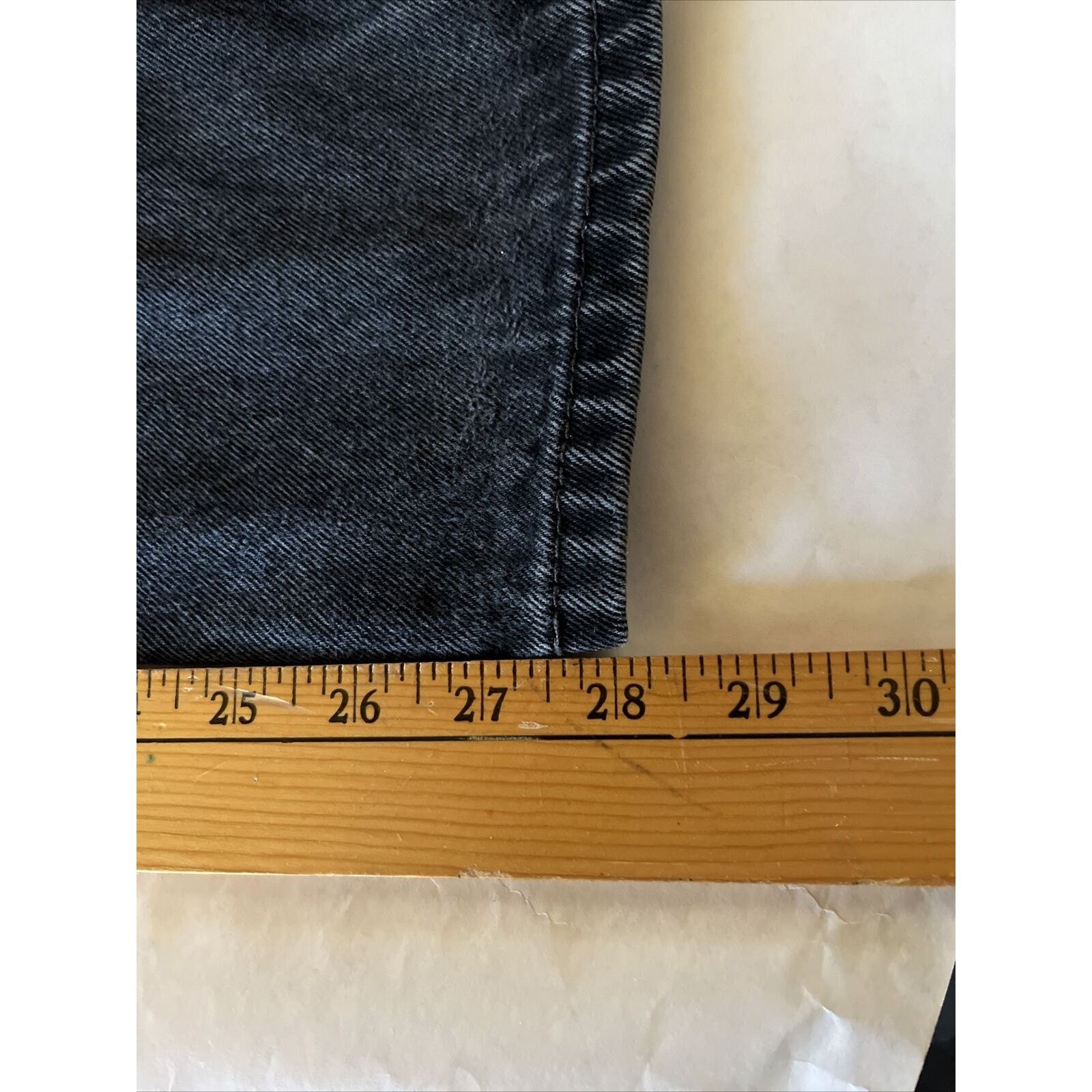 Levi's Levis Jeans Mens 33x30 Dark Gray 505 Denim Cotton Workwear Size US 33 - 7 Thumbnail