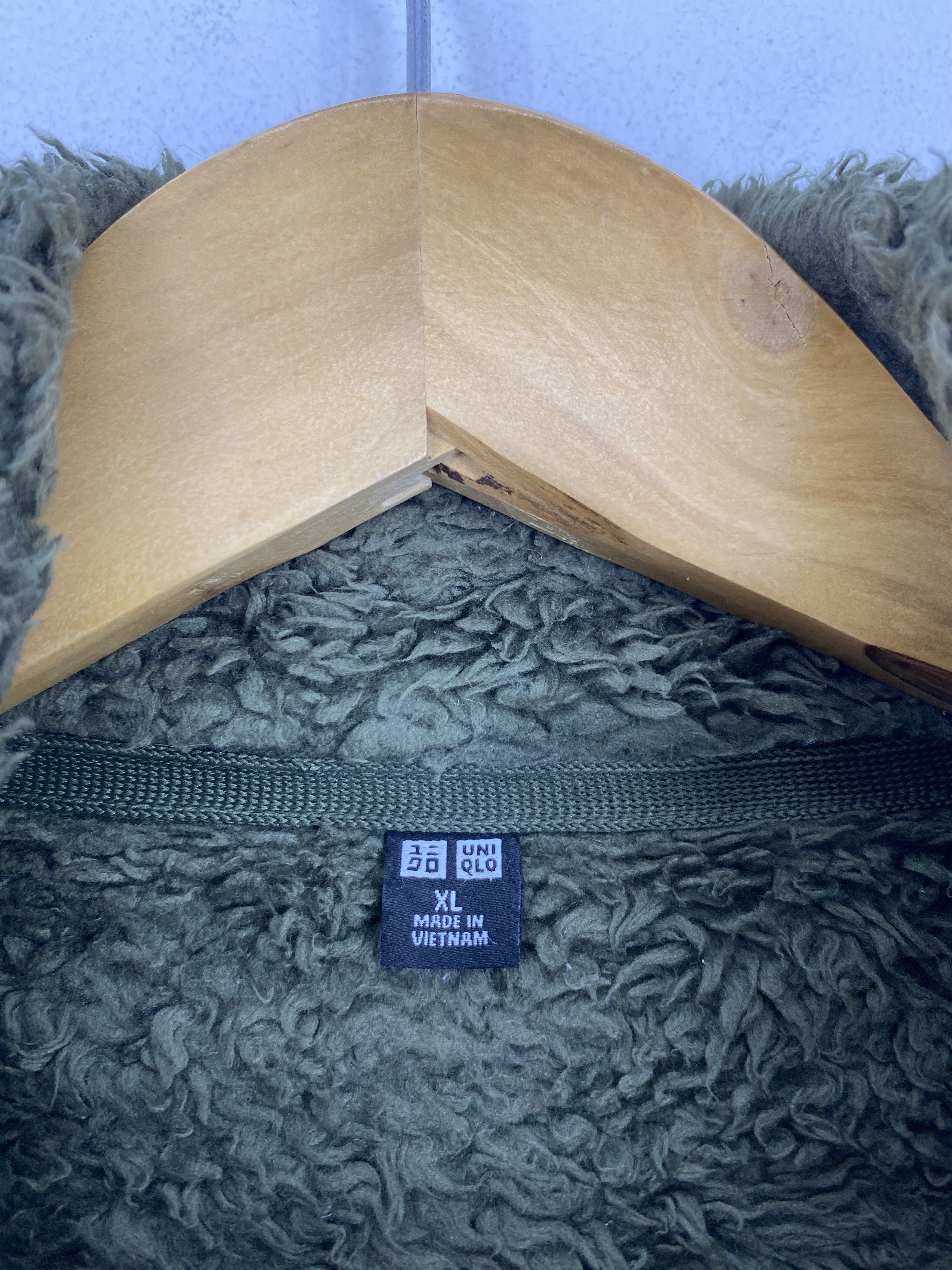 Uniqlo Japanese Brand Uniqlo Zipper Ups Fleece Sherpa Jacket JA0069 Size US XL / EU 56 / 4 - 5 Thumbnail
