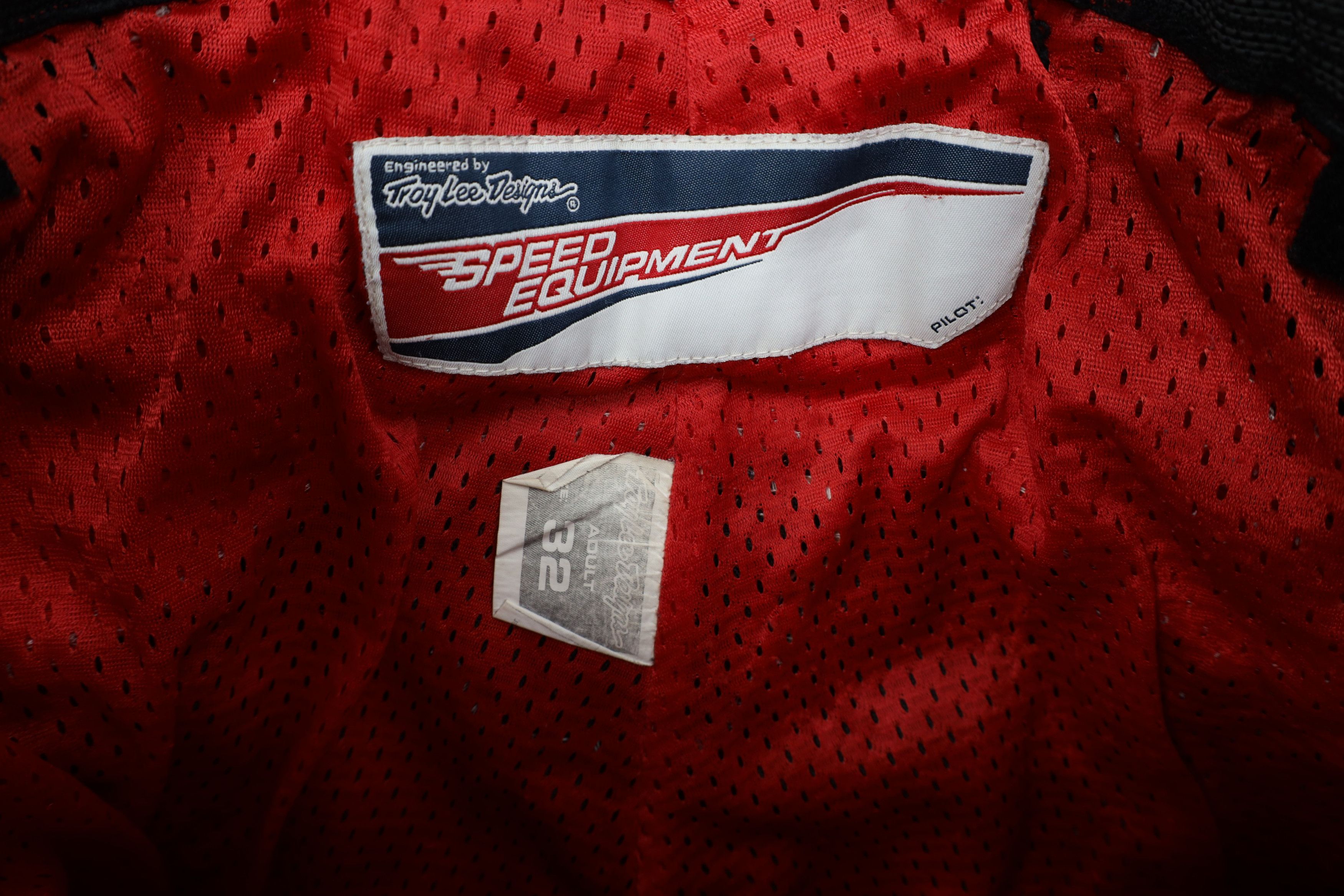 Vintage Troy Lee Designs Motocross Racing Riding Pants Black Red Size US 32 / EU 48 - 10 Thumbnail