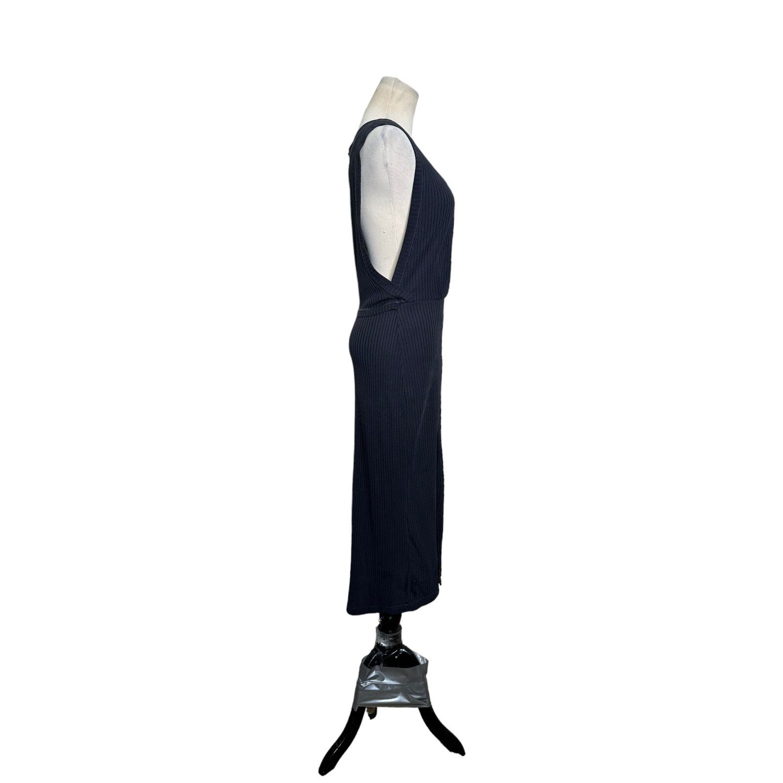 Free People Free People gray front cross flap slit midi dress small Size S / US 4 / IT 40 - 11 Thumbnail