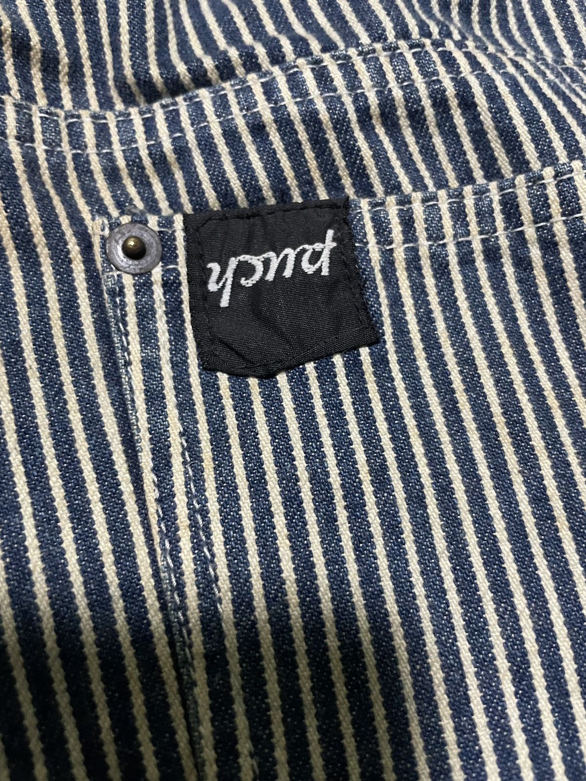 Japanese Brand × Vintage Vintage Puch x Hickory Stripe Denim Size US 32 / EU 48 - 7 Thumbnail