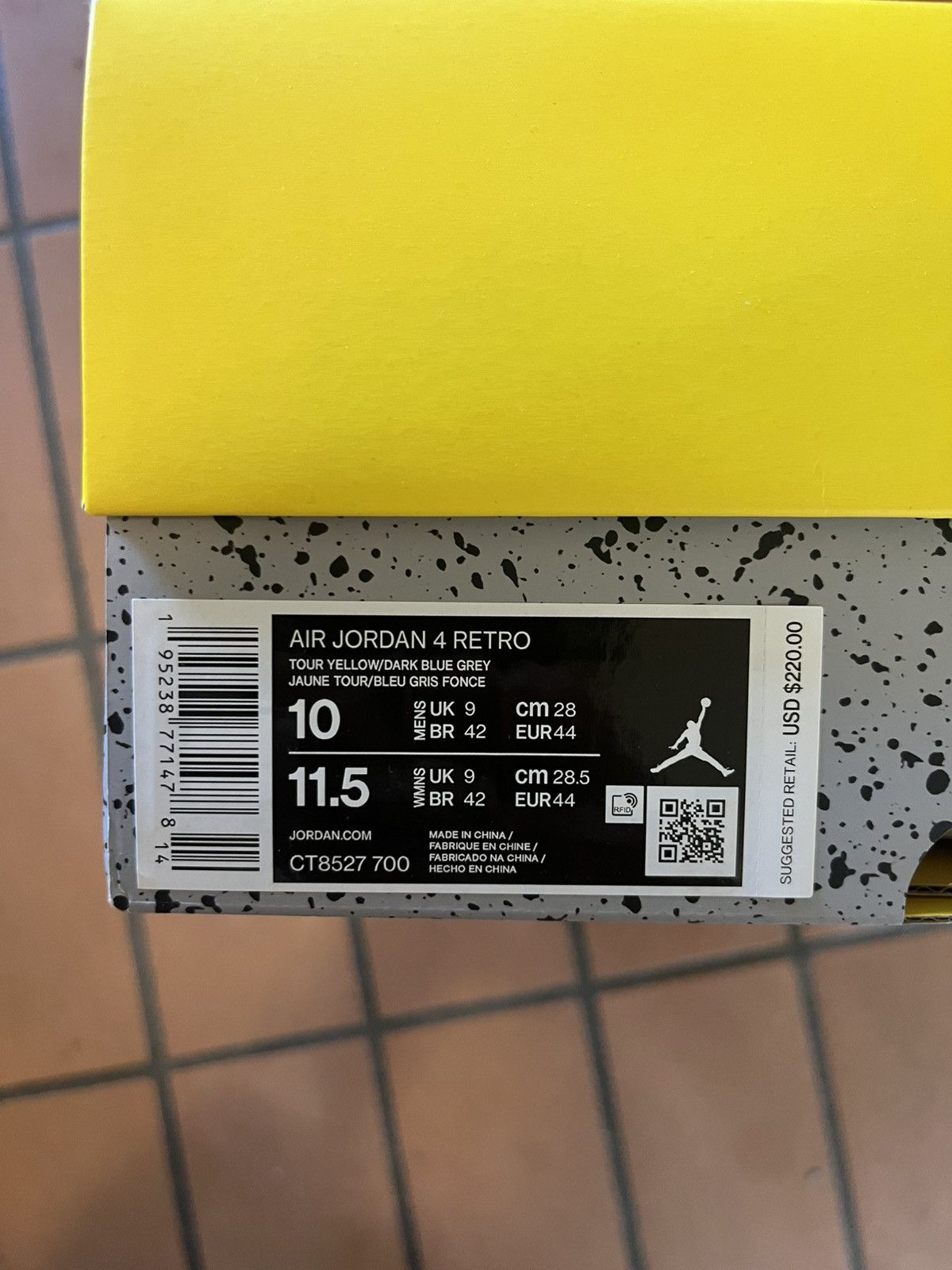 Jordan Brand Nike Air Jordan 4 Lightning Size US 10 / EU 43 - 14 Thumbnail