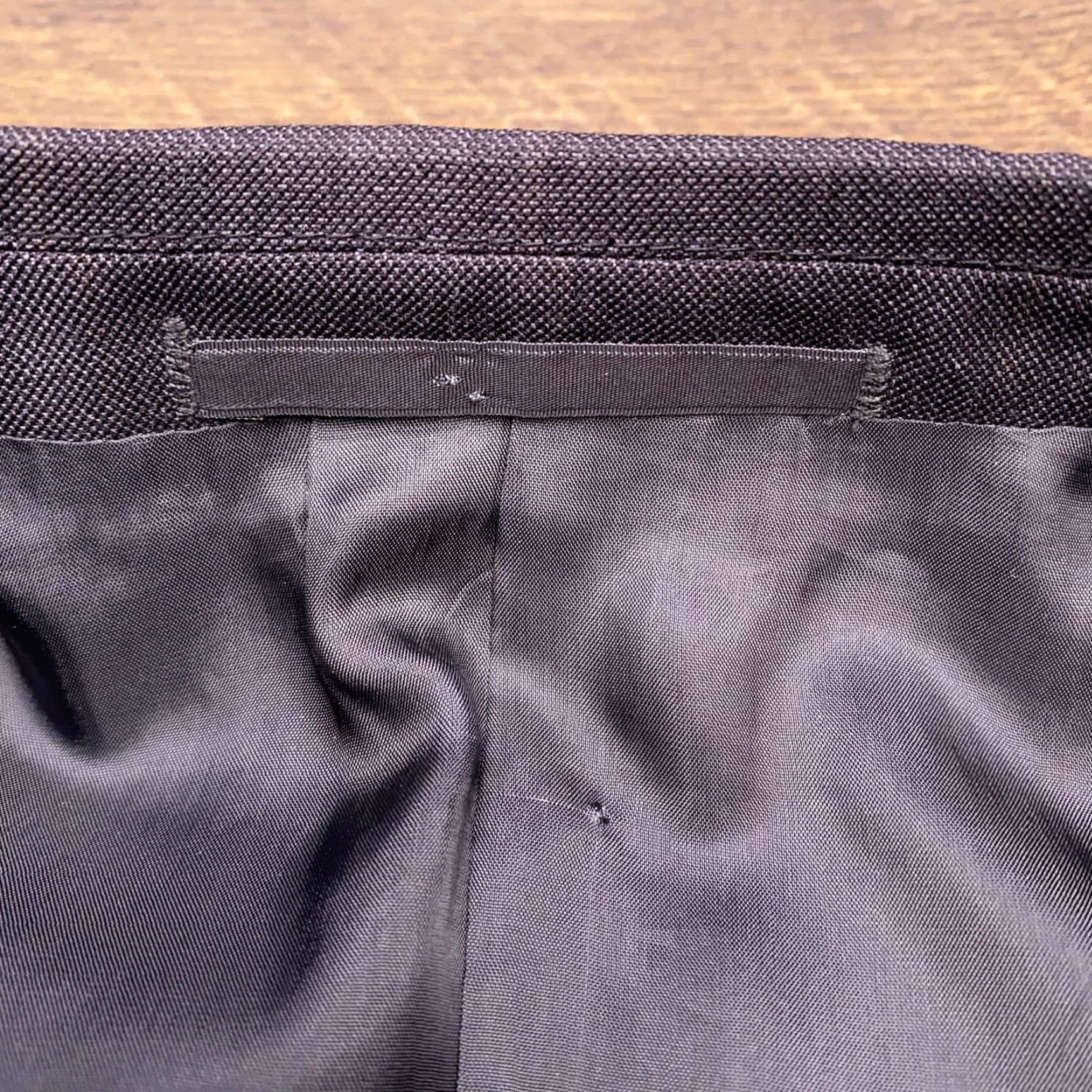 Armani Armani Collezioni Blazer Mens 48R (40R) Gray Plaid Wool Italy Size 48R - 5 Thumbnail