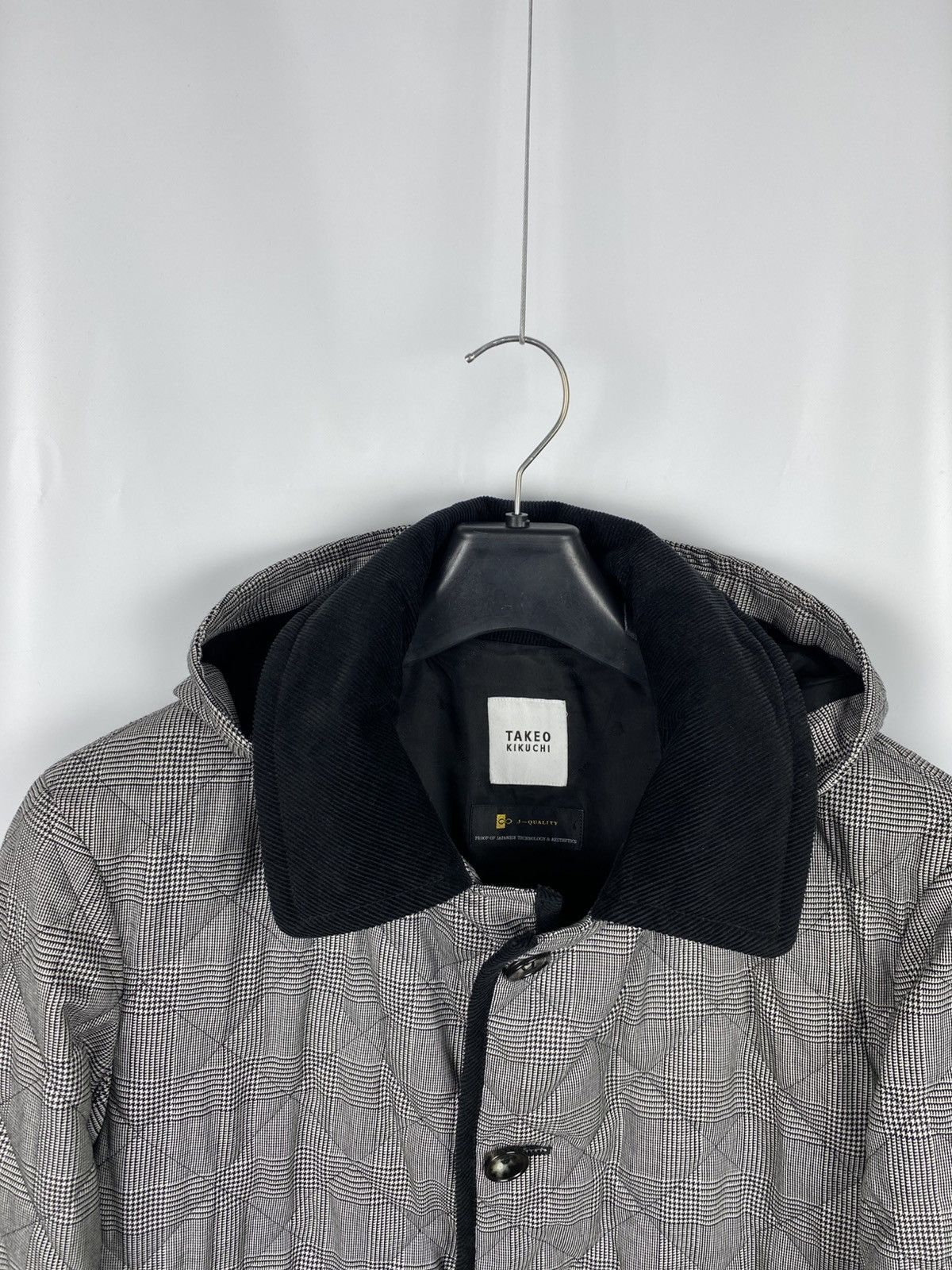 Japanese Brand × Takeo Kikuchi Takeo Kikuchi Plaid Quilted Jacket Hooded size 3 Size US M / EU 48-50 / 2 - 4 Thumbnail
