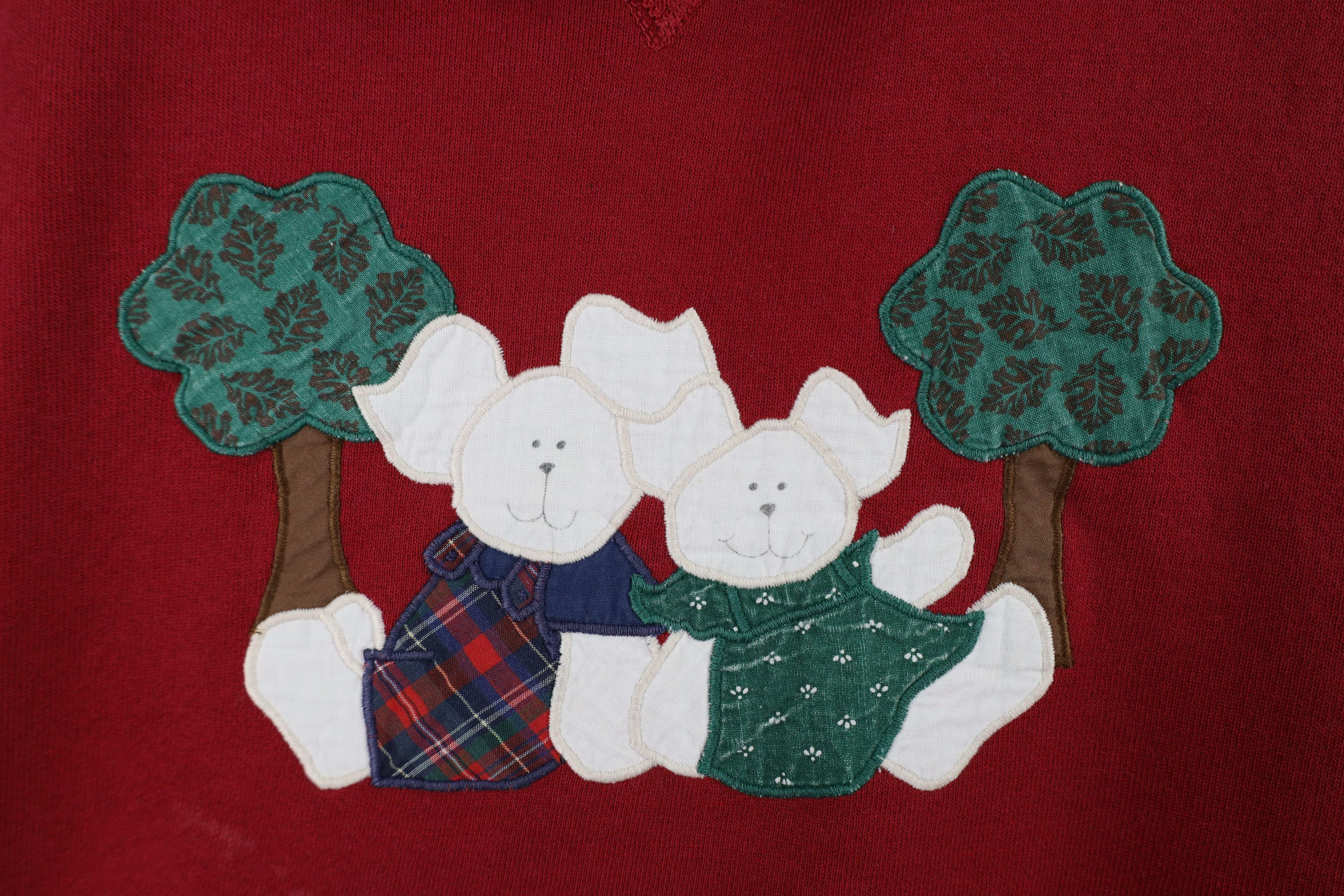 Russell Athletic × Vintage Vintage 90s Russell Athletic Rabbit Collared Sweatshirt USA Size M / US 6-8 / IT 42-44 - 4 Thumbnail
