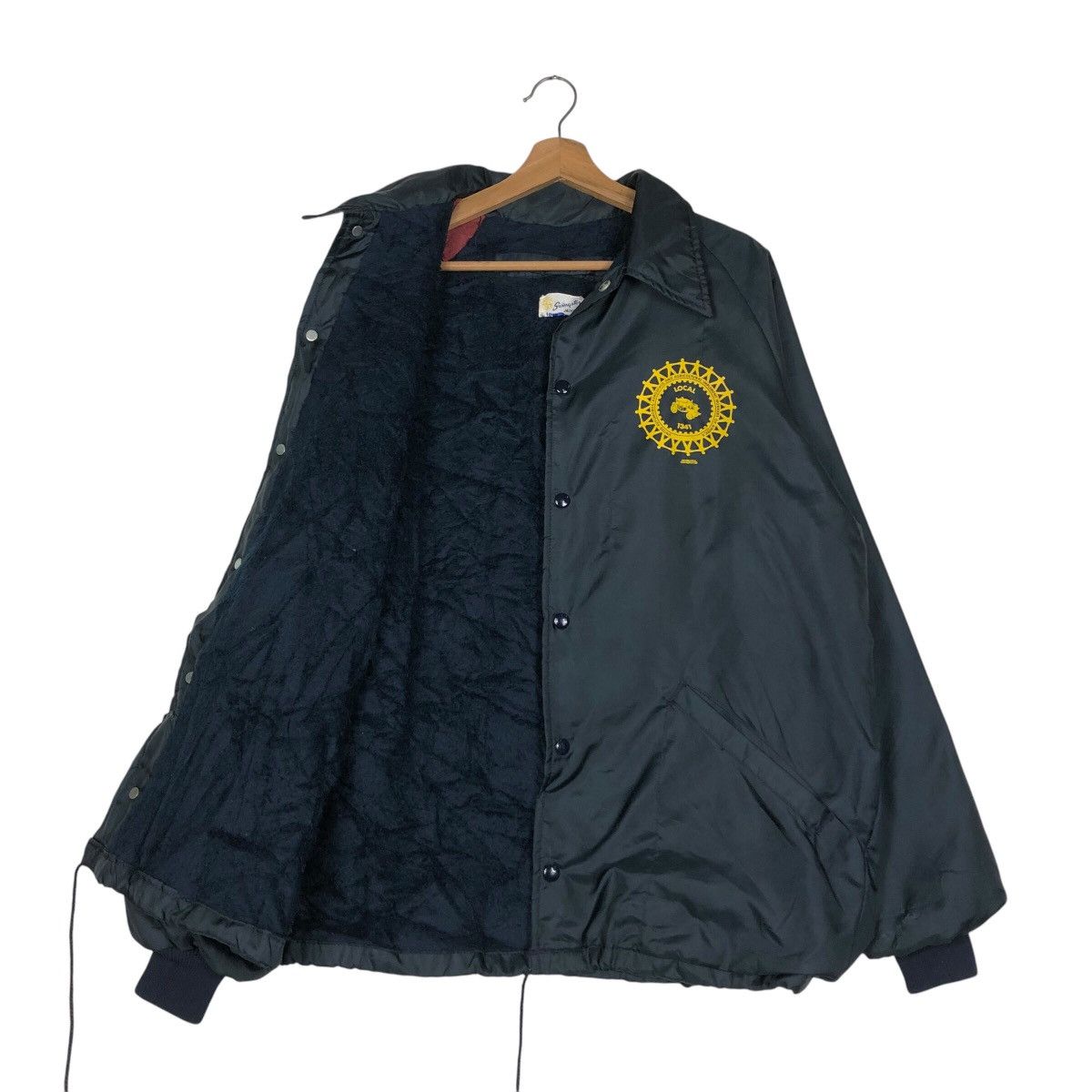 Japanese Brand 📌Vintage Light Jacket Button Tecumseh Michigan Big Logo Size US M / EU 48-50 / 2 - 12 Thumbnail
