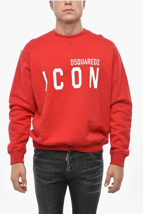 ICON Fleeced Cotton Crew-neck Sweatshirt