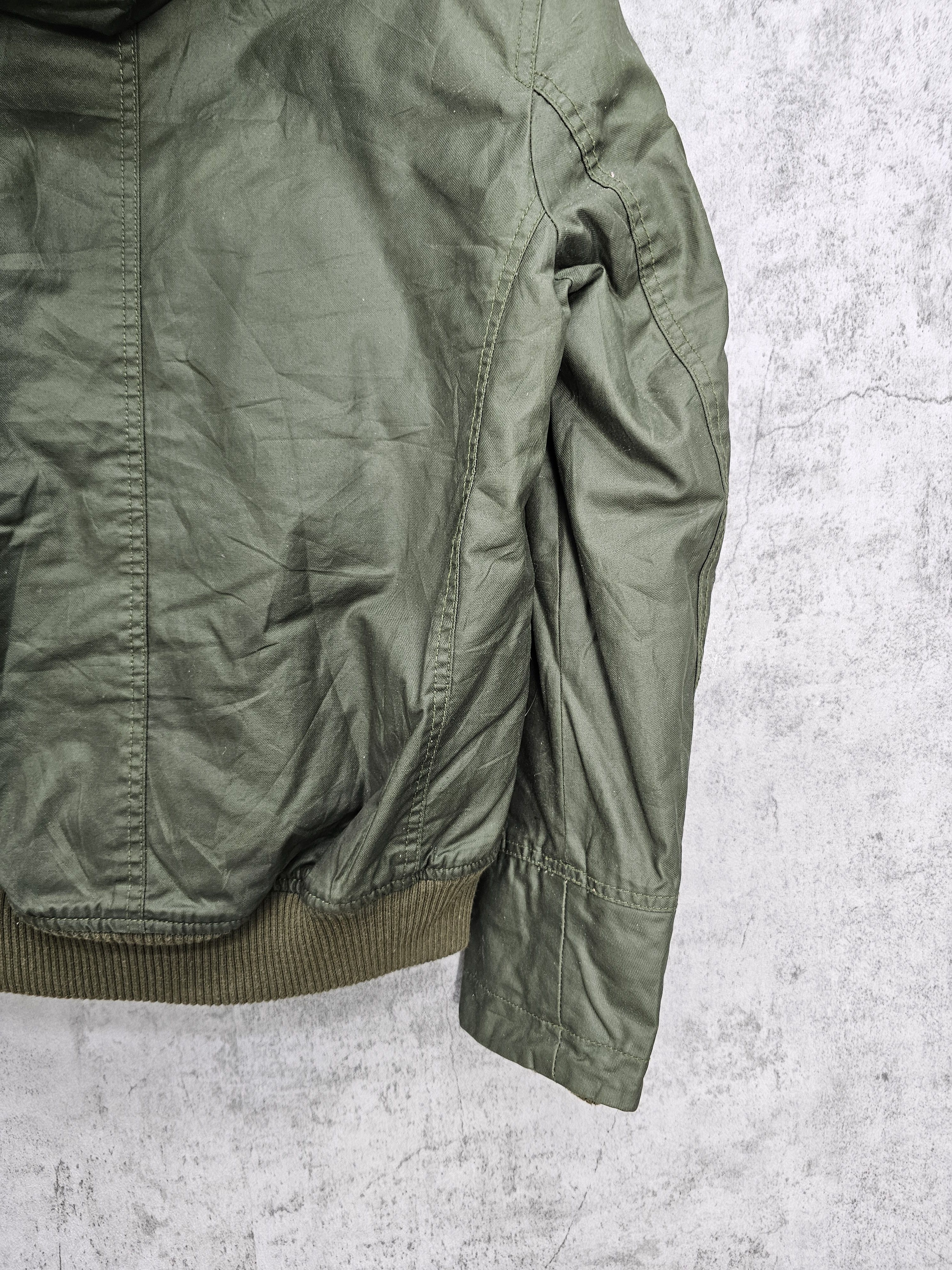 ABAHOUSE ABAHOUSE Military Flight Green Bomber Jacket J0090 Size US M / EU 48-50 / 2 - 5 Thumbnail