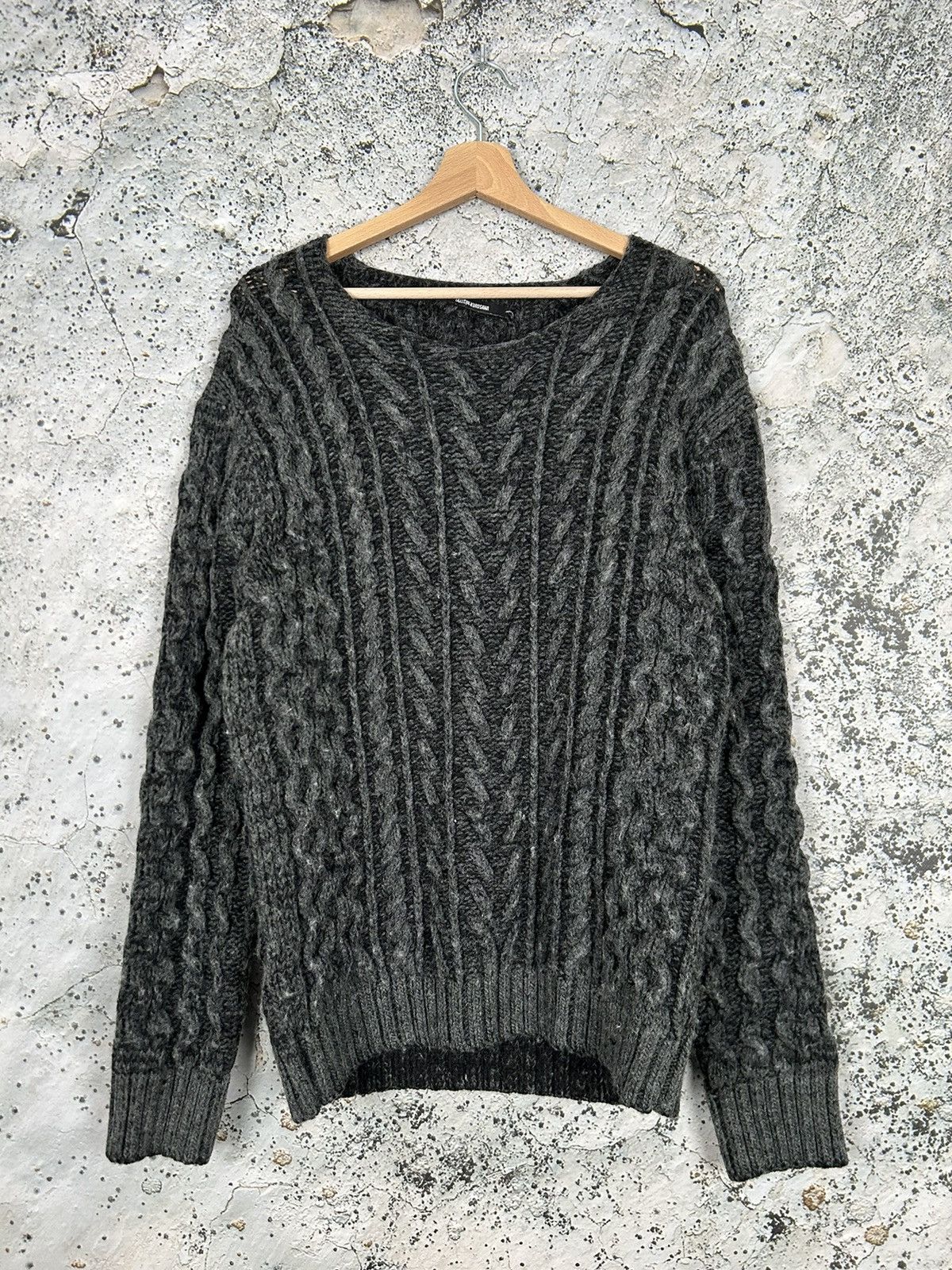 Japanese Brand Vintage Takeshy Kurosawa Knitted Wool Sweater Avant-garde Size US M / EU 48-50 / 2 - 1 Thumbnail