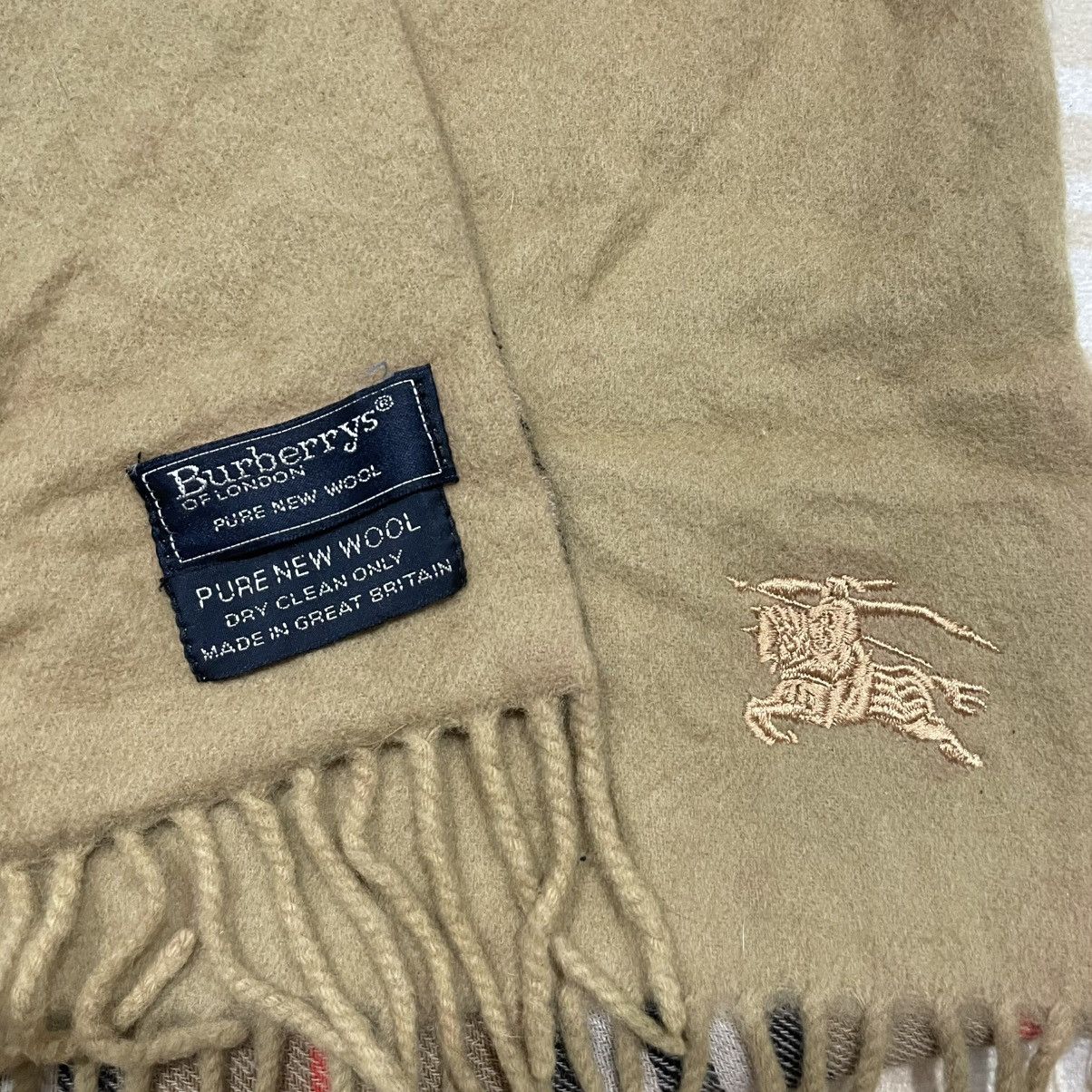 Burberry Burberry Wool Scarf Size ONE SIZE - 3 Thumbnail