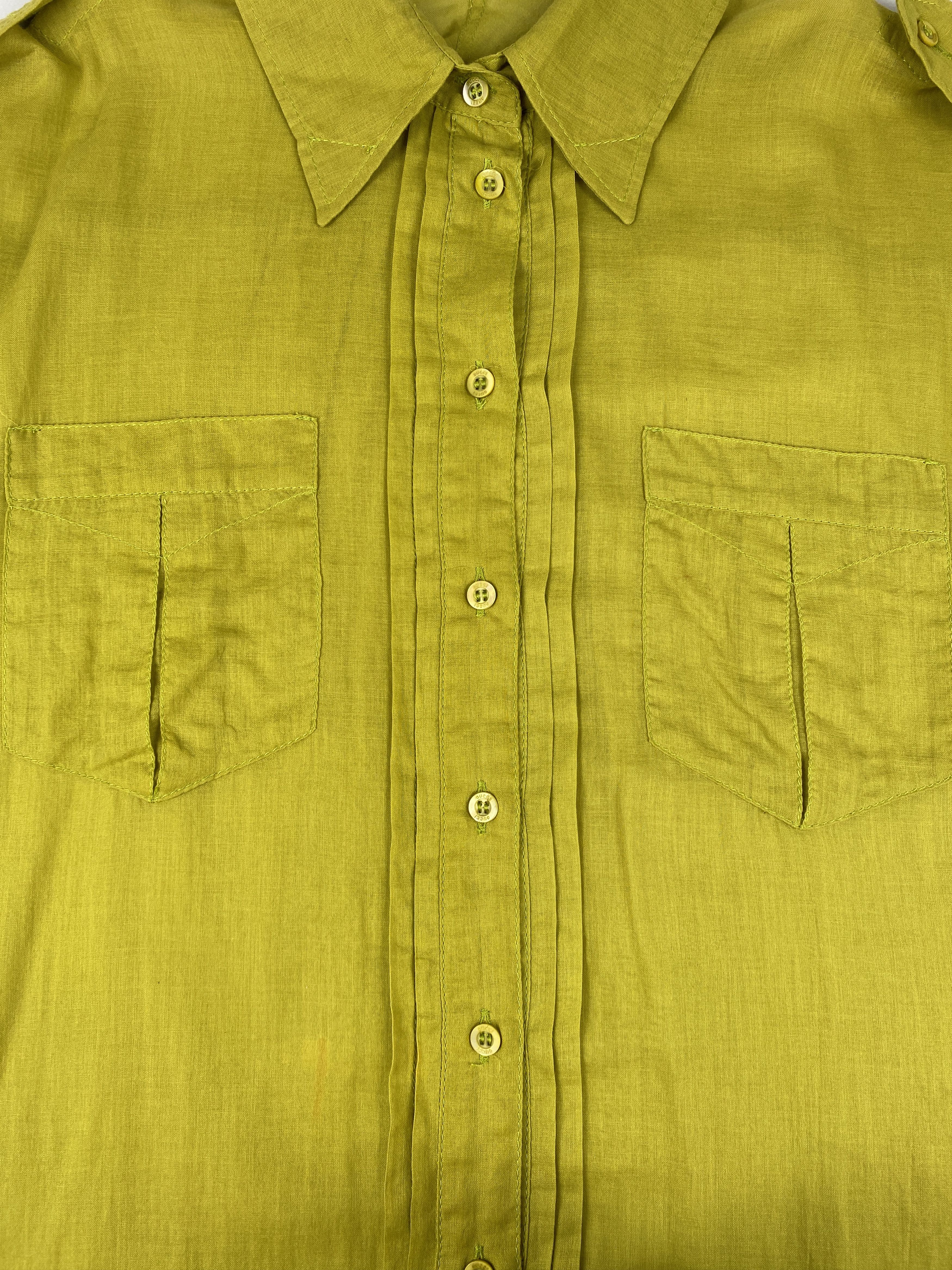 Gucci Tom Ford Womens Cuffed Sleeve Shirt Size XS / US 0-2 / IT 36-38 - 9 Thumbnail