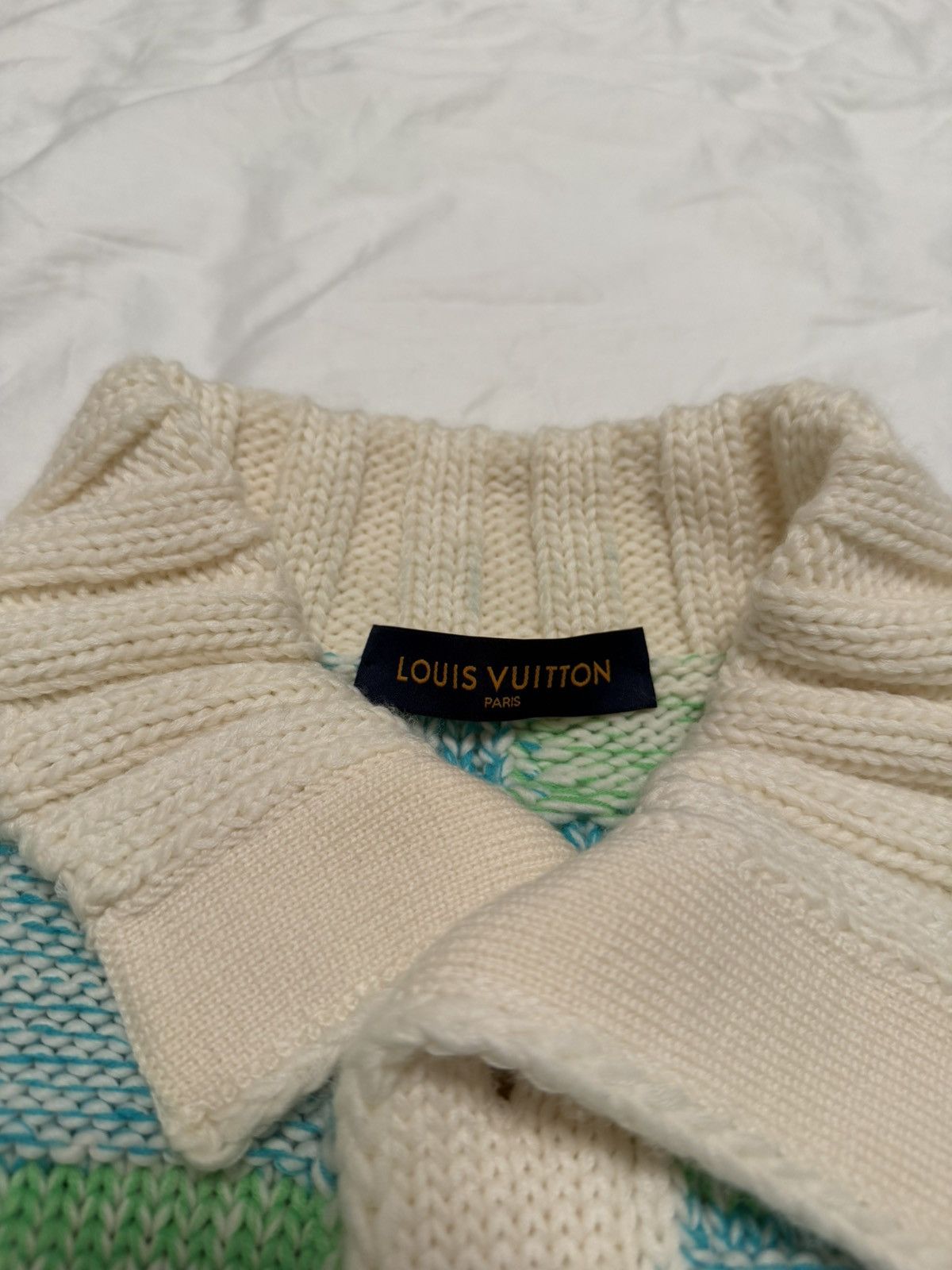 Louis Vuitton Louis Vuitton SS22 Damier Wool Cardigan - Virgil Abloh Size US XL / EU 56 / 4 - 3 Thumbnail