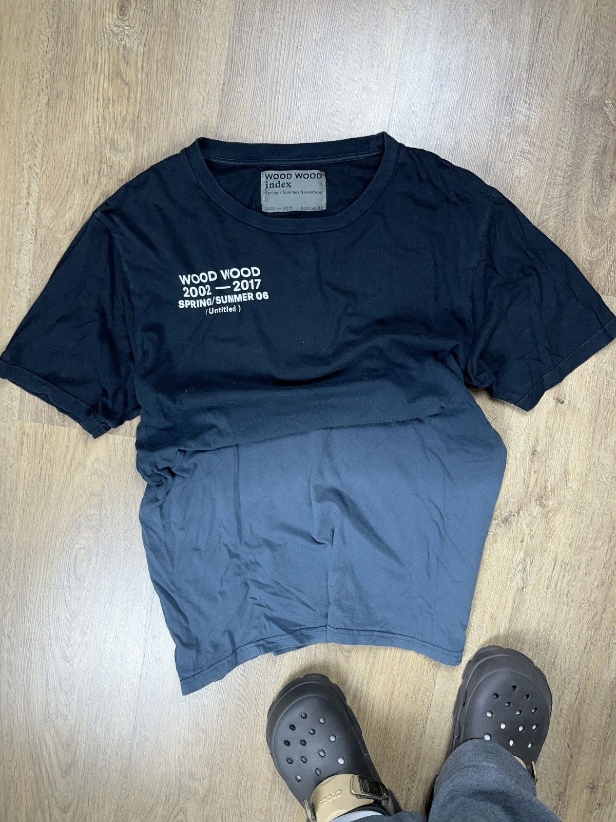 Designer × Wood Wood ➕wood wood index 2017 archive logo t-shirt Size US M / EU 48-50 / 2 - 1 Thumbnail