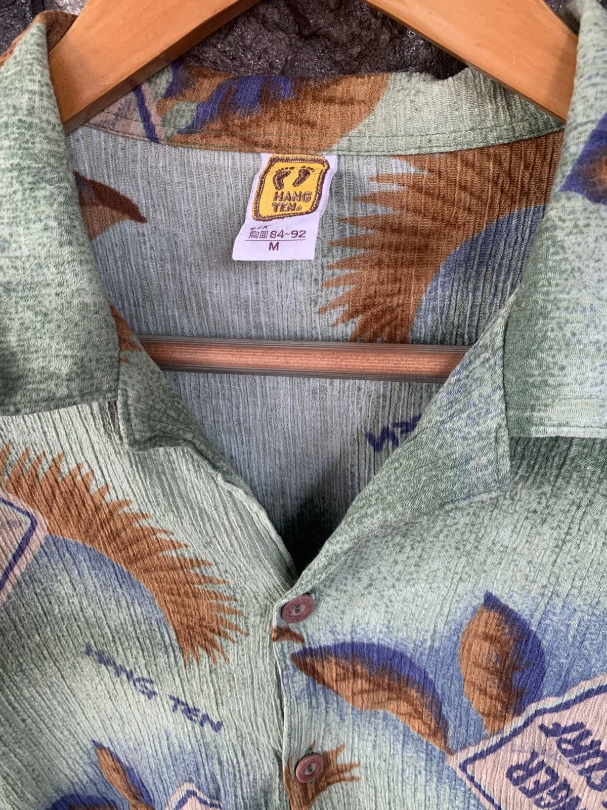 Hang Ten × Vintage Vintage 90s Hang Ten Hawaiian Surf / Surfing Shirt Size US M / EU 48-50 / 2 - 6 Thumbnail