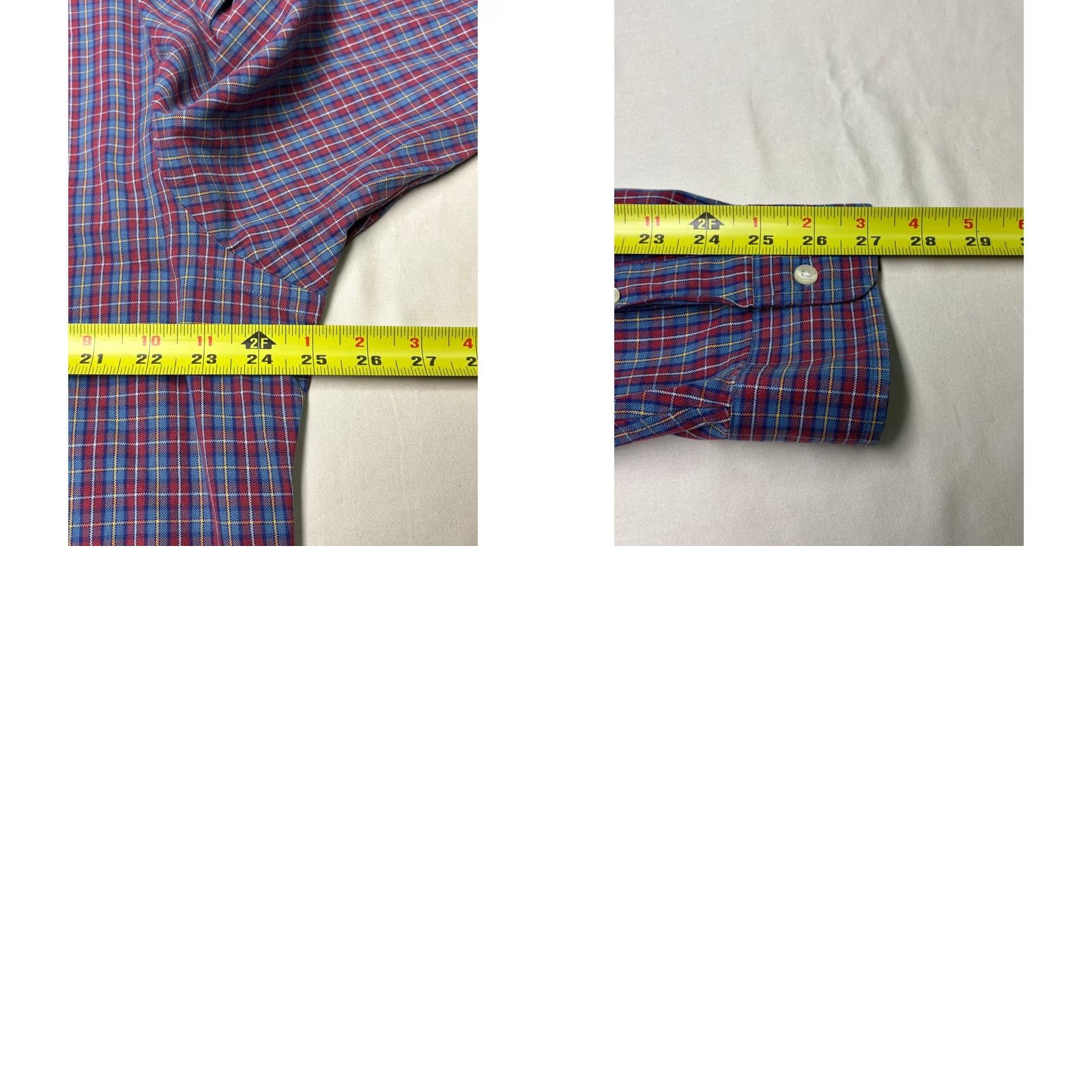 Ralph Lauren Ralph Lauren Mens XL Plaid Button-Down Shirt Blue Red Yellow Cotton Long Sleeve Size US XL / EU 56 / 4 - 8 Thumbnail