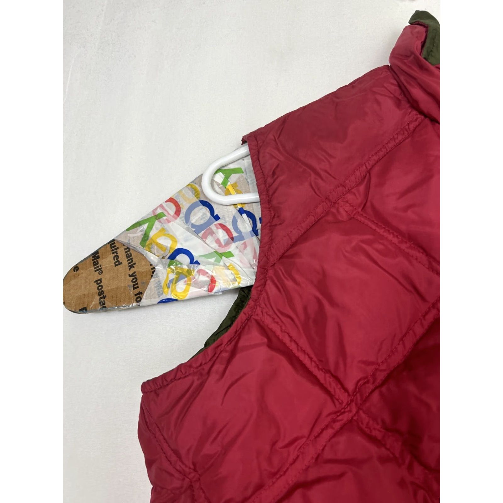 Eddie Bauer VINTAGE Eddie Bauer Womens Vest Full Zip Quilted Down Puffer Red L Size L / US 10 / IT 46 - 2 Thumbnail