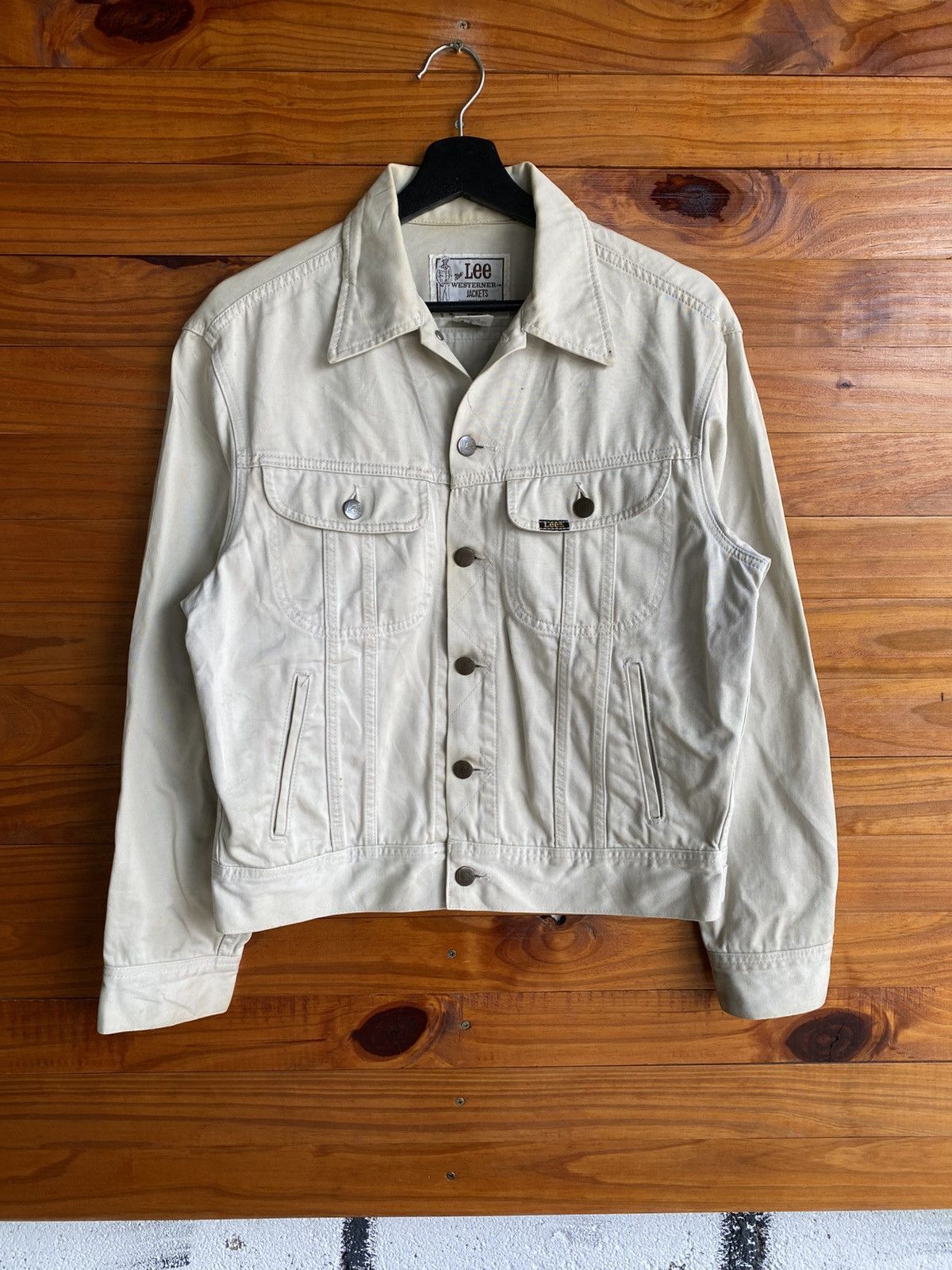 Lee Lee × Edwin Westerner White Denim Jacket Collaboration Size US M / EU 48-50 / 2 - 3 Thumbnail