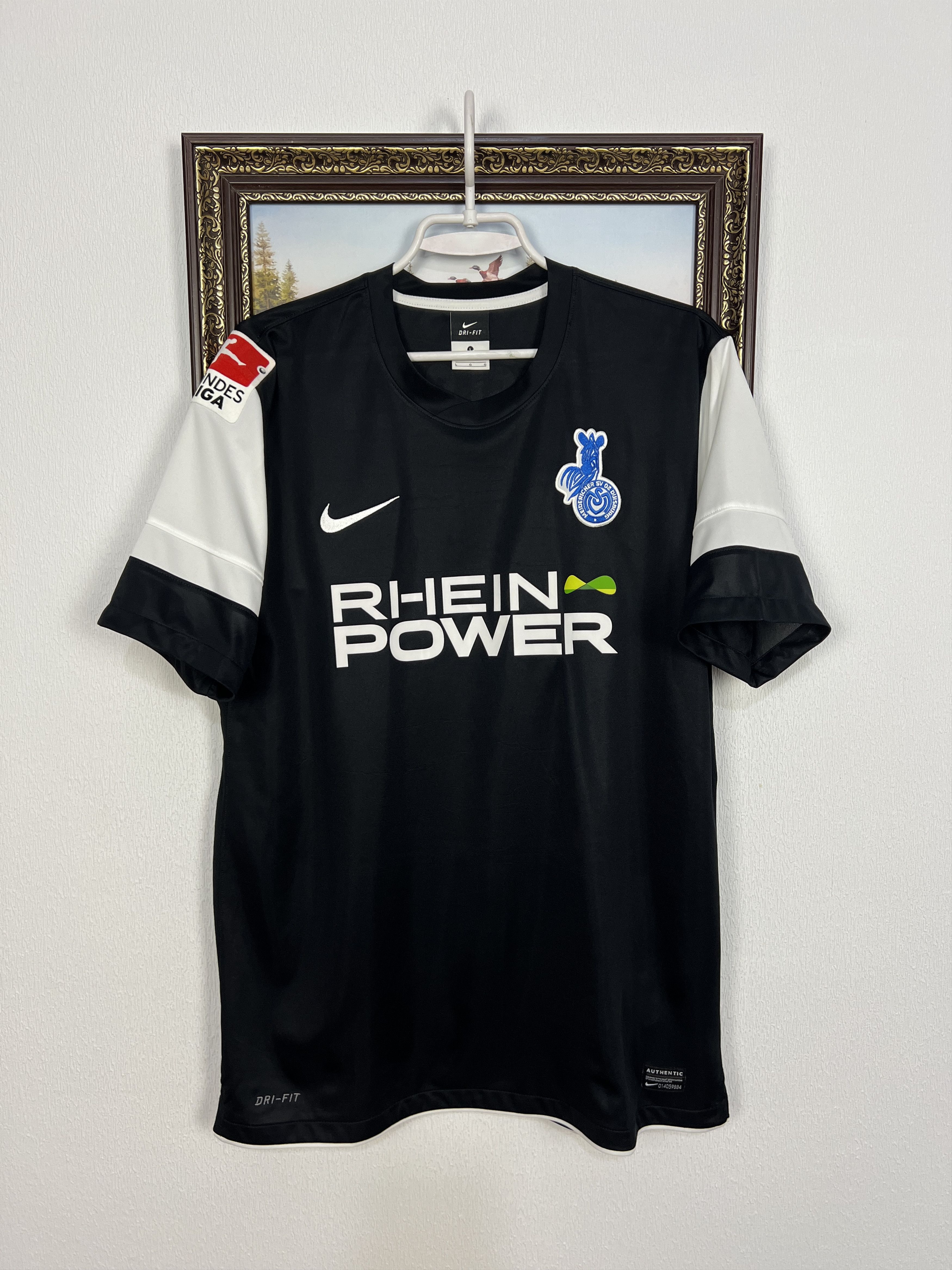 Nike MSV Duisburg Away football shirt 2011 Soccer #8 Exslager Size US L / EU 52-54 / 3 - 4 Thumbnail