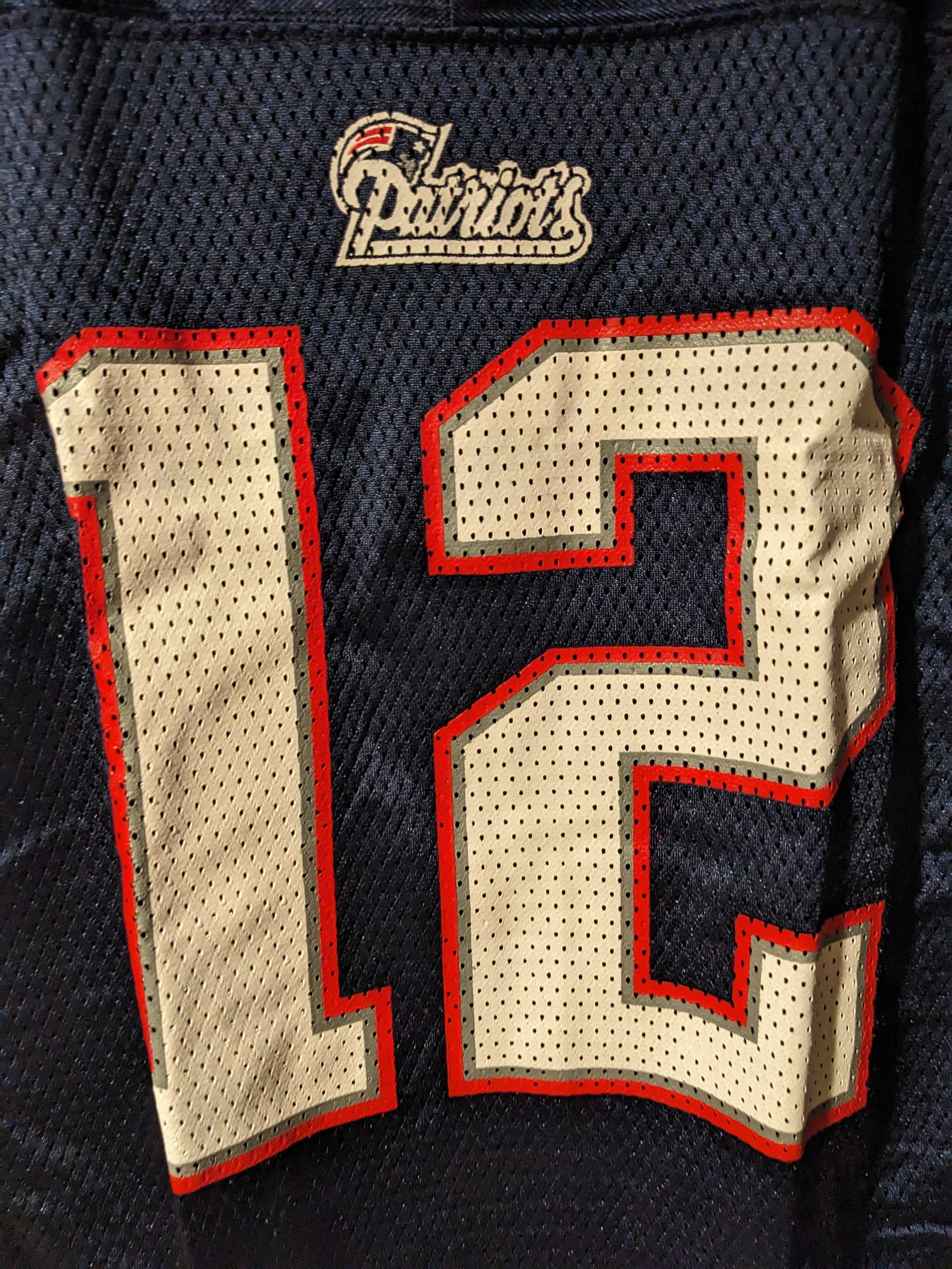 NFL × Vintage Vintage Y2K New England Patriots Brady Youth Large Jersey Size US L / EU 52-54 / 3 - 4 Thumbnail