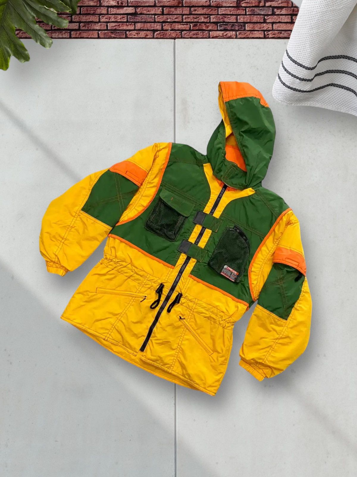 Vintage Vintage 90s Fablice Ski Snowboard Cargo Jacket Size US M / EU 48-50 / 2 - 3 Thumbnail
