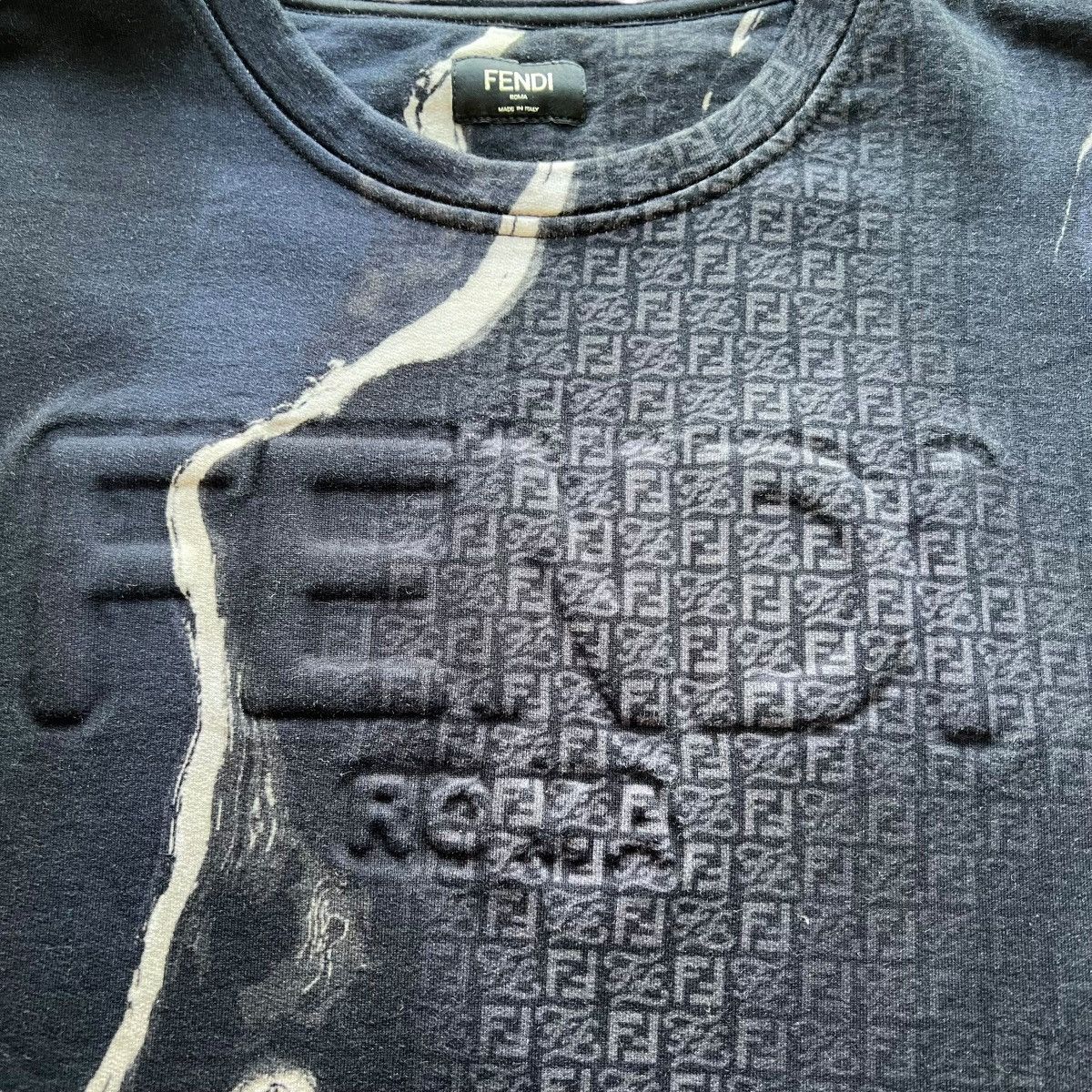 Fendi × Kim Jones FENDI 2022SS ×KIM JONES Moonlight Knit Cotton Sweater Size US XL / EU 56 / 4 - 2 Thumbnail