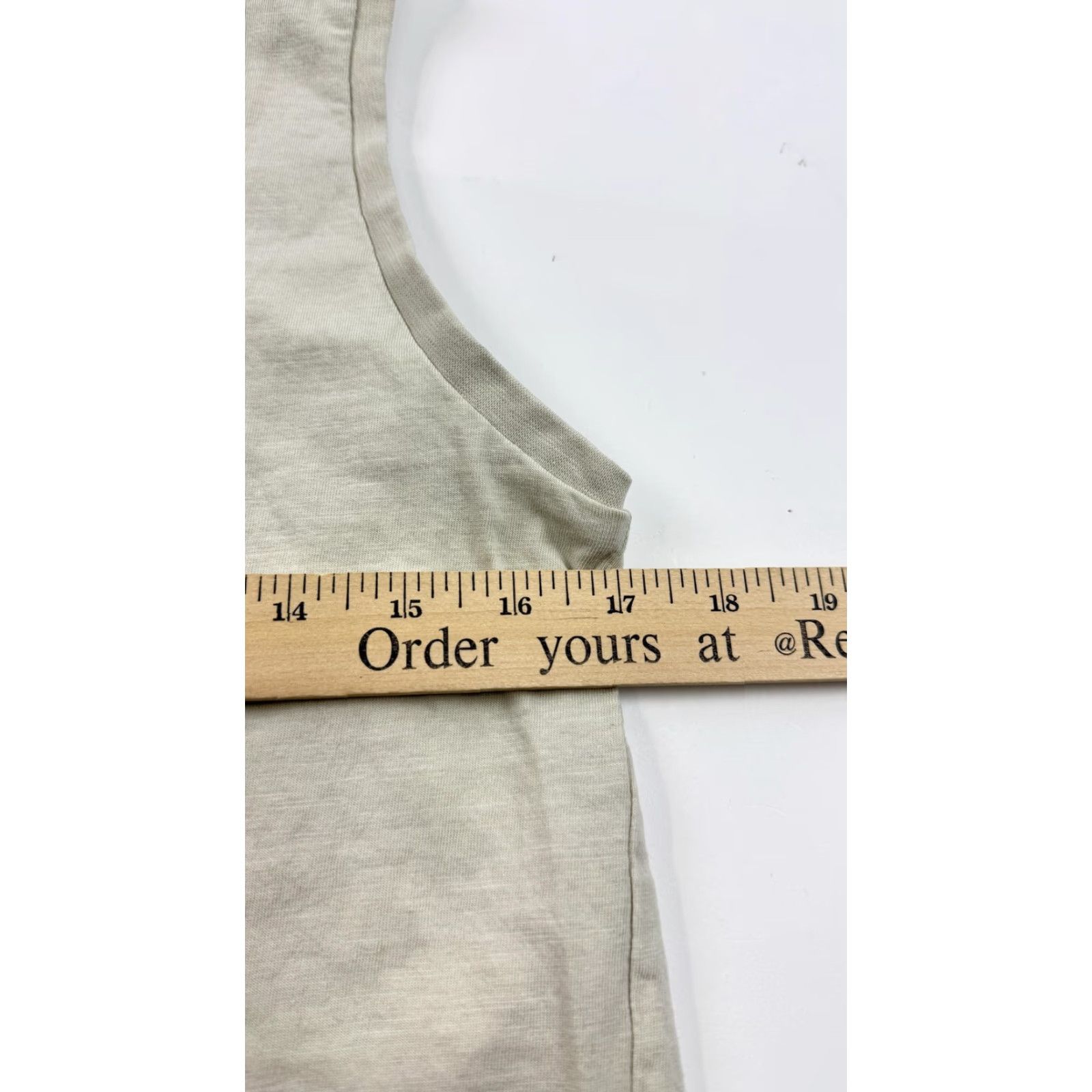 Silver Jeans Co. Silver Jeans Tank Top Shirt Mens M Beige Sleeveless Pocket 100% Cotton Tank Crew Neck Size M / US 6-8 / IT 42-44 - 7 Thumbnail