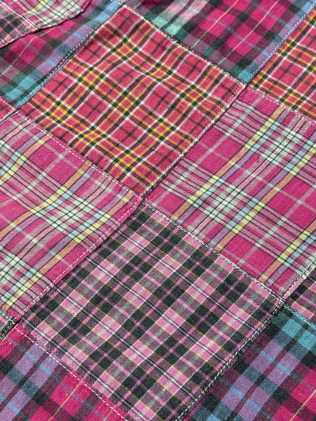 Japanese Brand Hr market blue blue japan Madras patchwork pattern Size US M / EU 48-50 / 2 - 8 Thumbnail