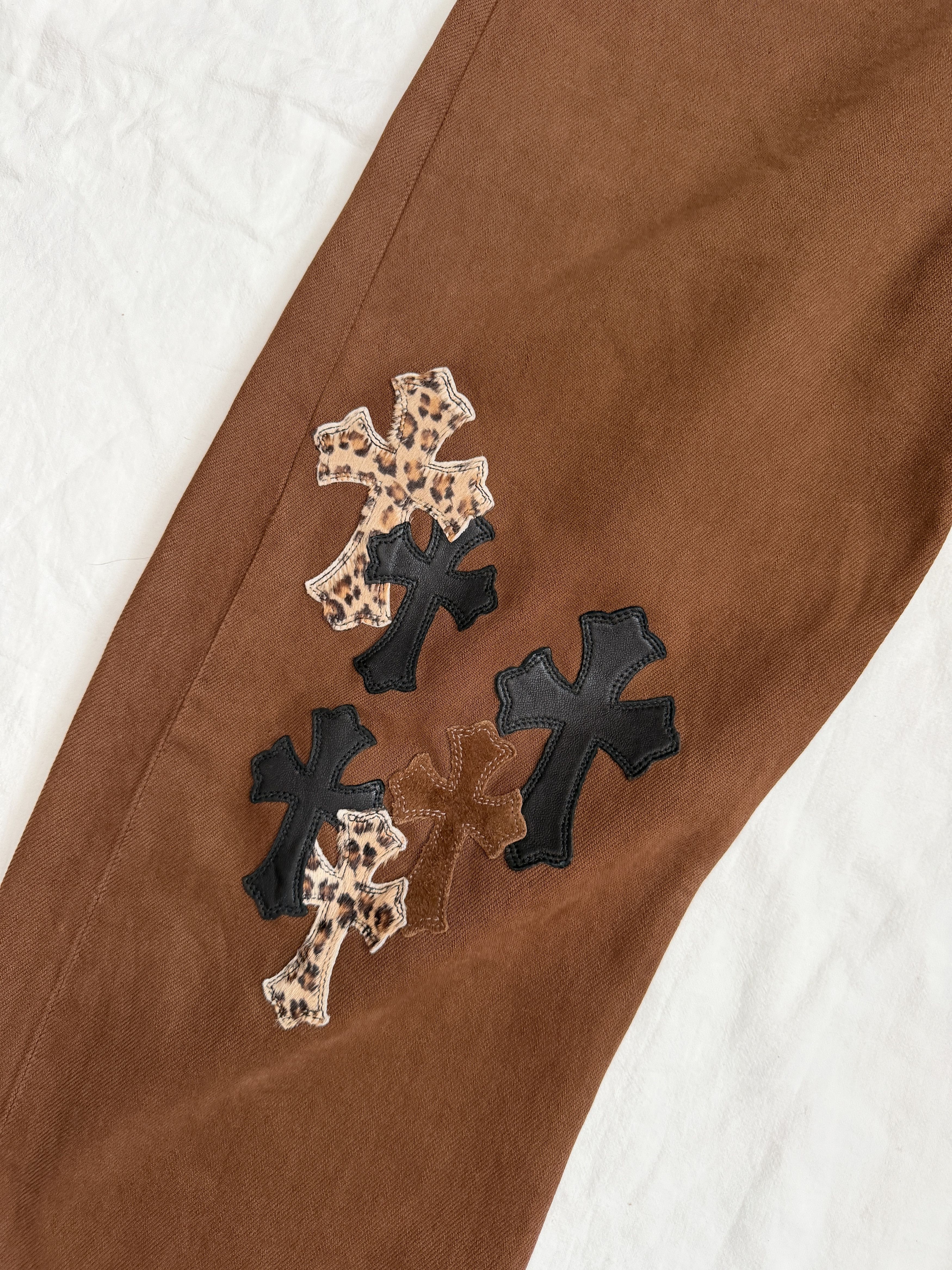 Chrome Hearts NYFW Levi's Cross Patch Jeans Size US 31 - 5 Thumbnail