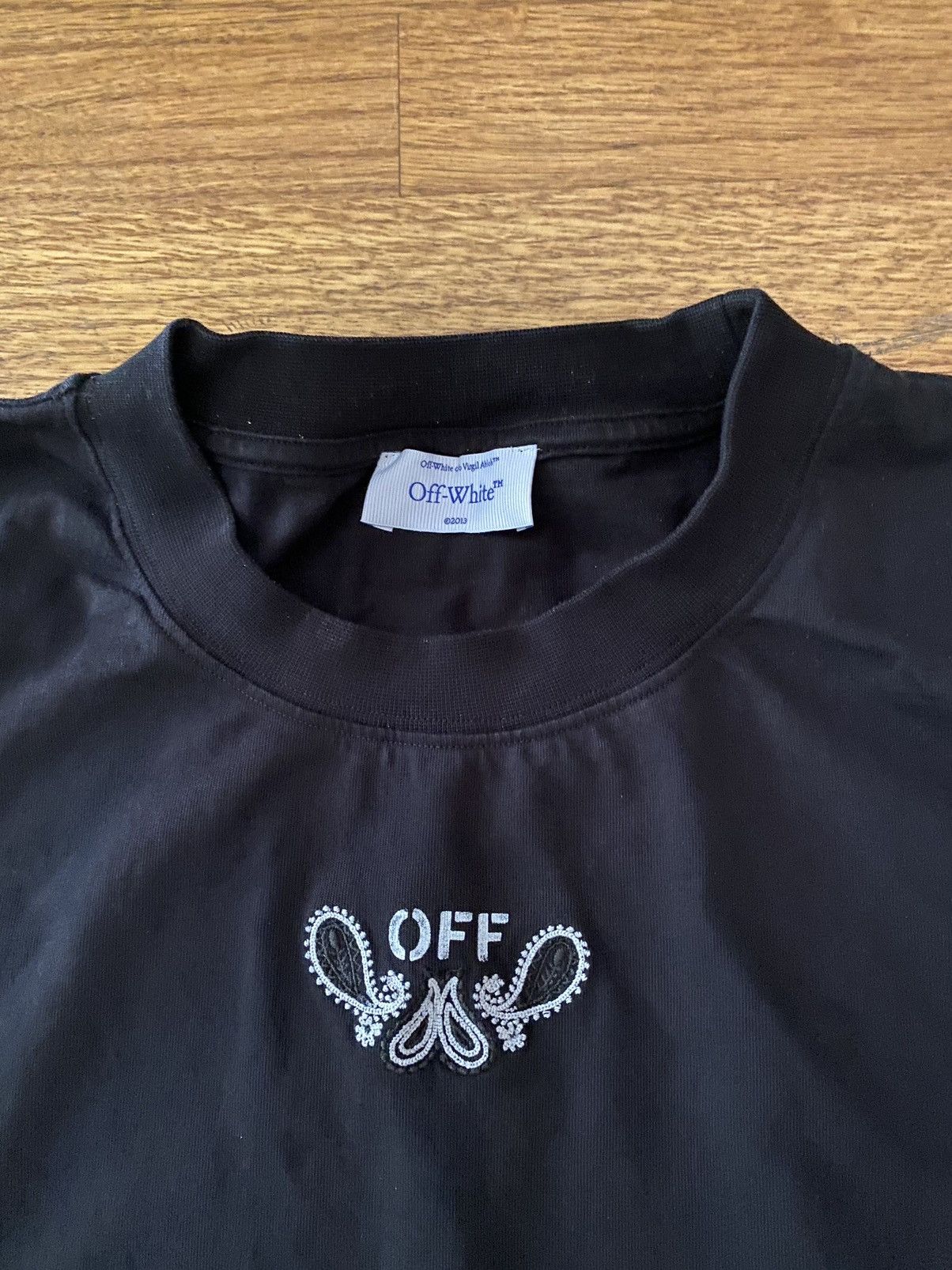 Off-White Off White Bandana Skate T-Shirt Size US L / EU 52-54 / 3 - 3 Thumbnail