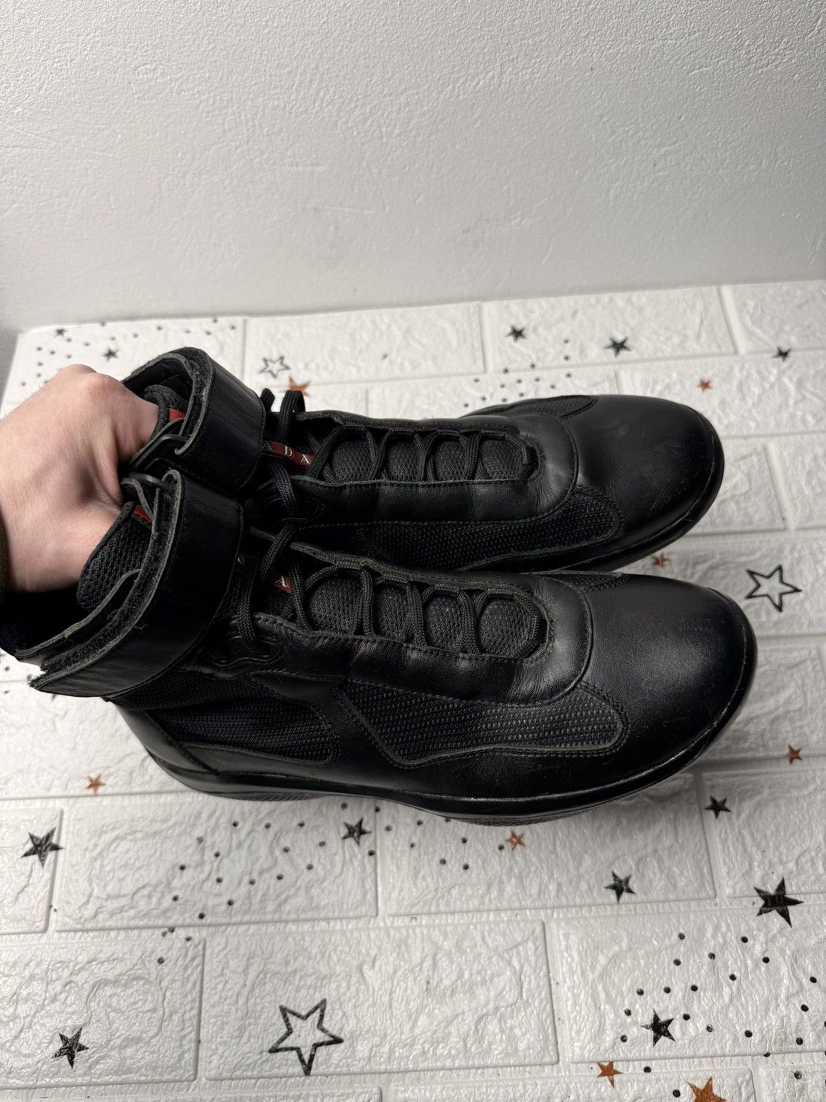 Prada Prada America's Cup High Top - 4T0341 US9.5 UK8.5 EUR44 Size US 9.5 / EU 42-43 - 17 Thumbnail