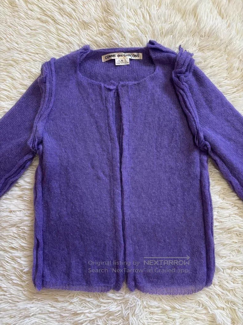 Comme des Garcons Comme Des Garcons Purple Cardigan Size XS / US 0-2 / IT 36-38 - 1 Thumbnail