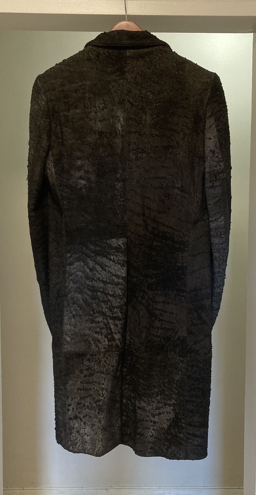 Carol Christian Poell GRAIL LM1550 WILD Cracked Leather Coat Size US L / EU 52-54 / 3 - 3 Thumbnail