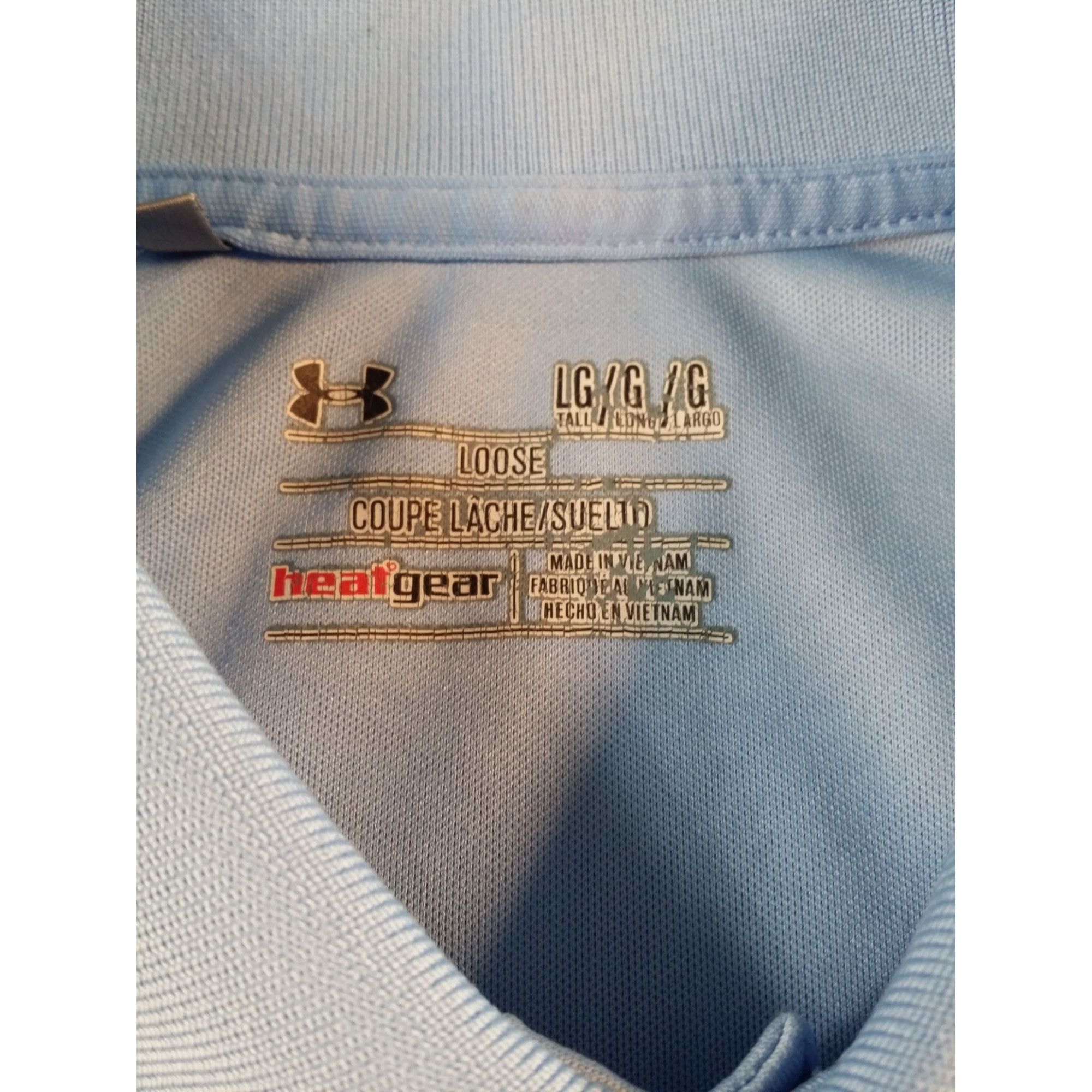 Under Armour Under Armour Golf Polo Men Sz L Blue AT&T Byron Nelson Tourn Size US L / EU 52-54 / 3 - 7 Thumbnail