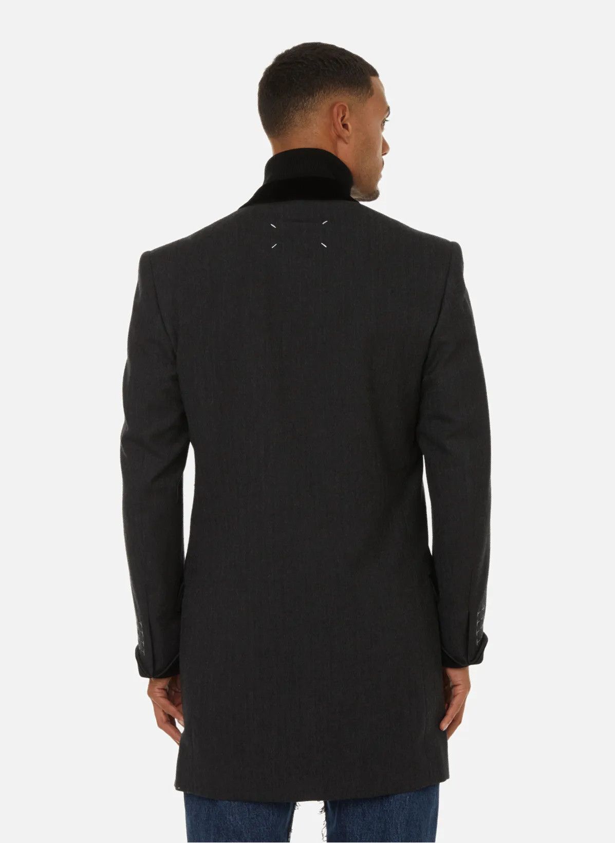 Maison Margiela o1y1124 Wool Jacket in Black Size US S / EU 44-46 / 1 - 2 Thumbnail