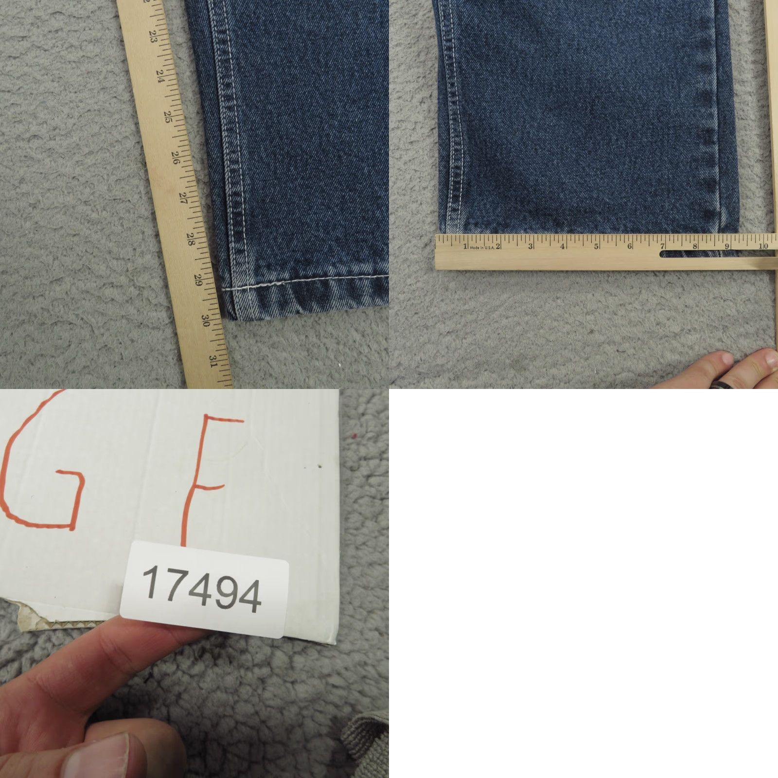 Poler VINTAGE Ice Pole Baggy Jeans Men 30x30 Y2K Embroidered Skater Grunge Wide-Leg VTG 5-Pocket Denim Blue Jeans Mens Size US 30 / EU 46 - 9 Thumbnail