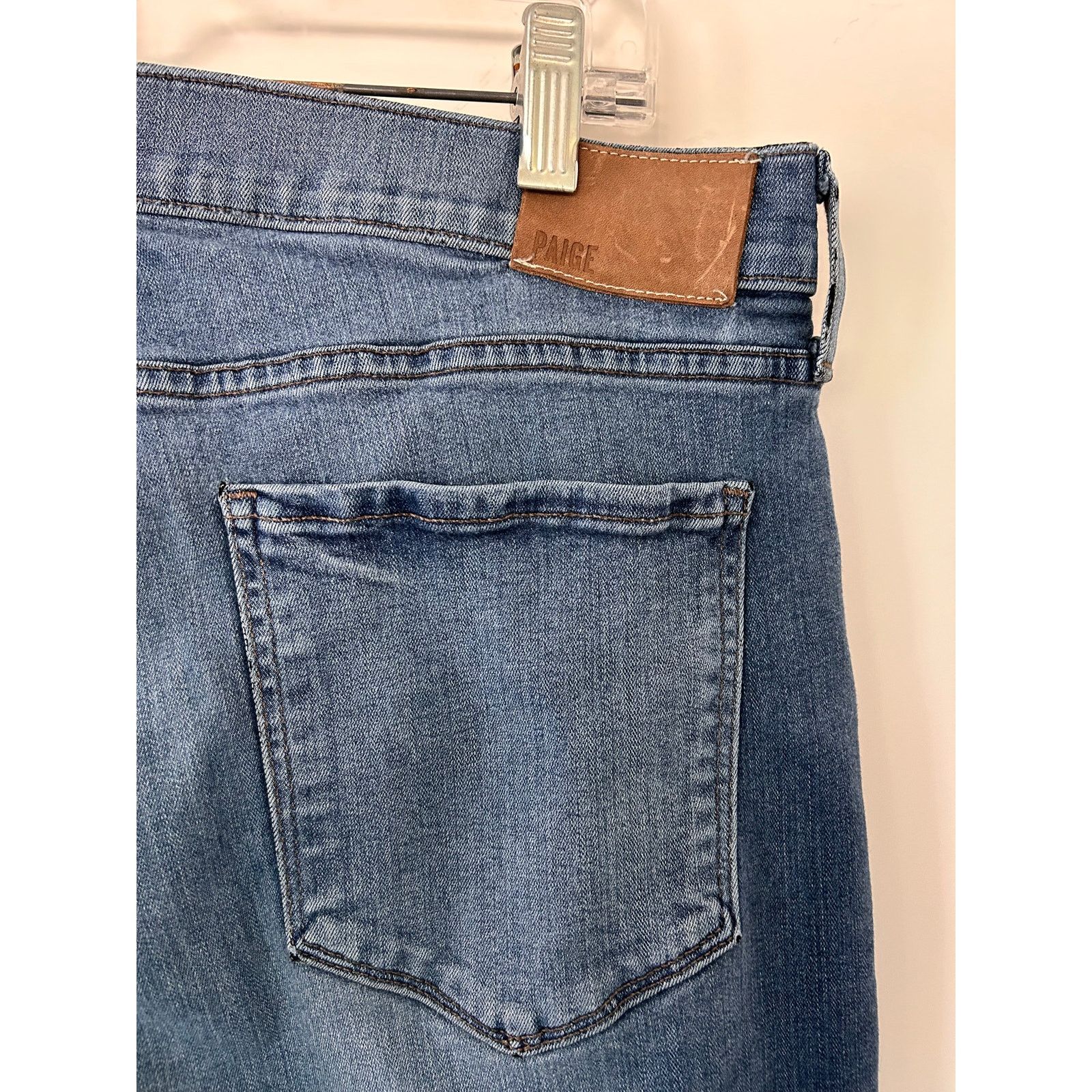 Paige PAIGE Men's Federal Denim Straight jeans size 34 Size US 34 / EU 50 - 4 Thumbnail