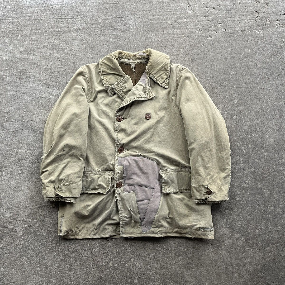 Vintage WWii Mackinaw USA Repaired Jacket Size US L / EU 52-54 / 3 - 1 Thumbnail