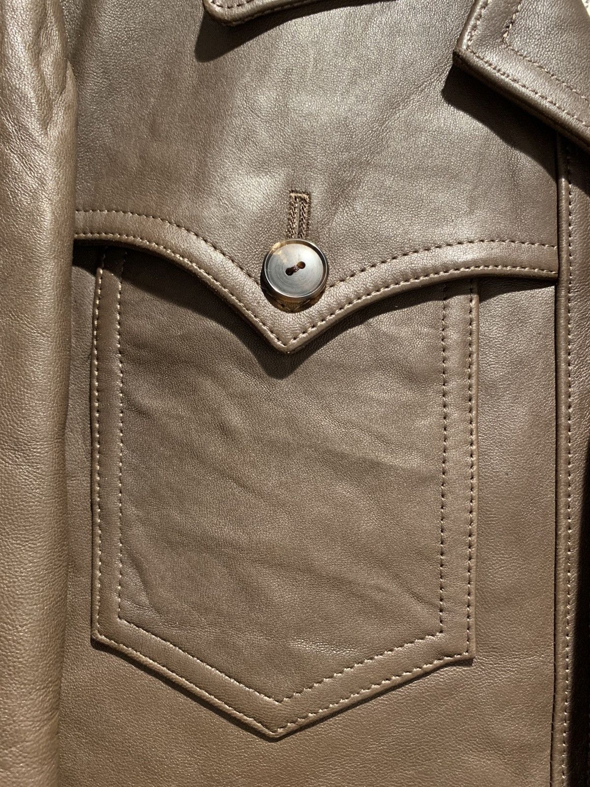 Number (N)ine (Runway) Fw07 “Love God Murder” leather shirt jacket Size US M / EU 48-50 / 2 - 4 Thumbnail