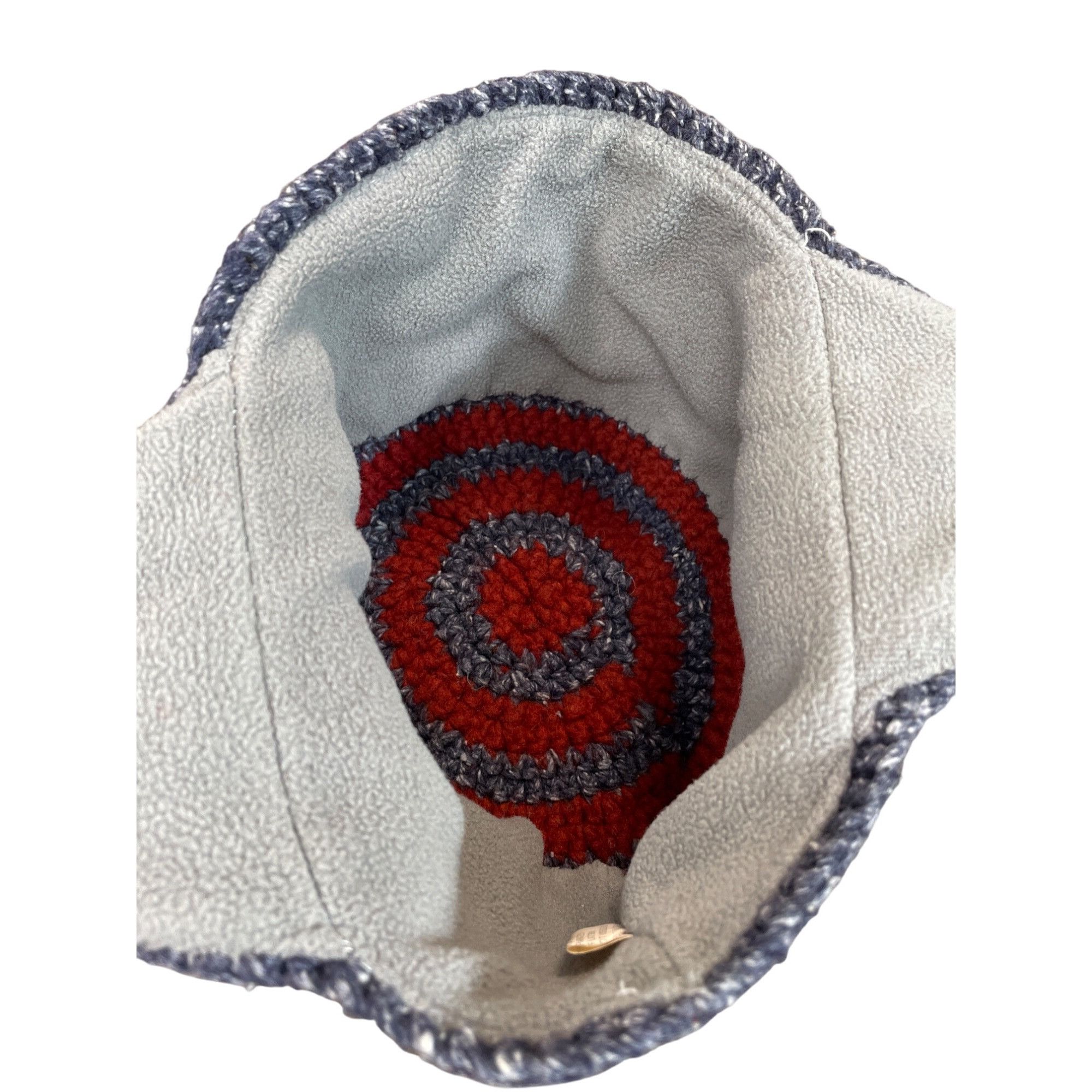 Other Native Creation Handmade gray red wool Earflap winter hat SK Size ONE SIZE - 11 Thumbnail
